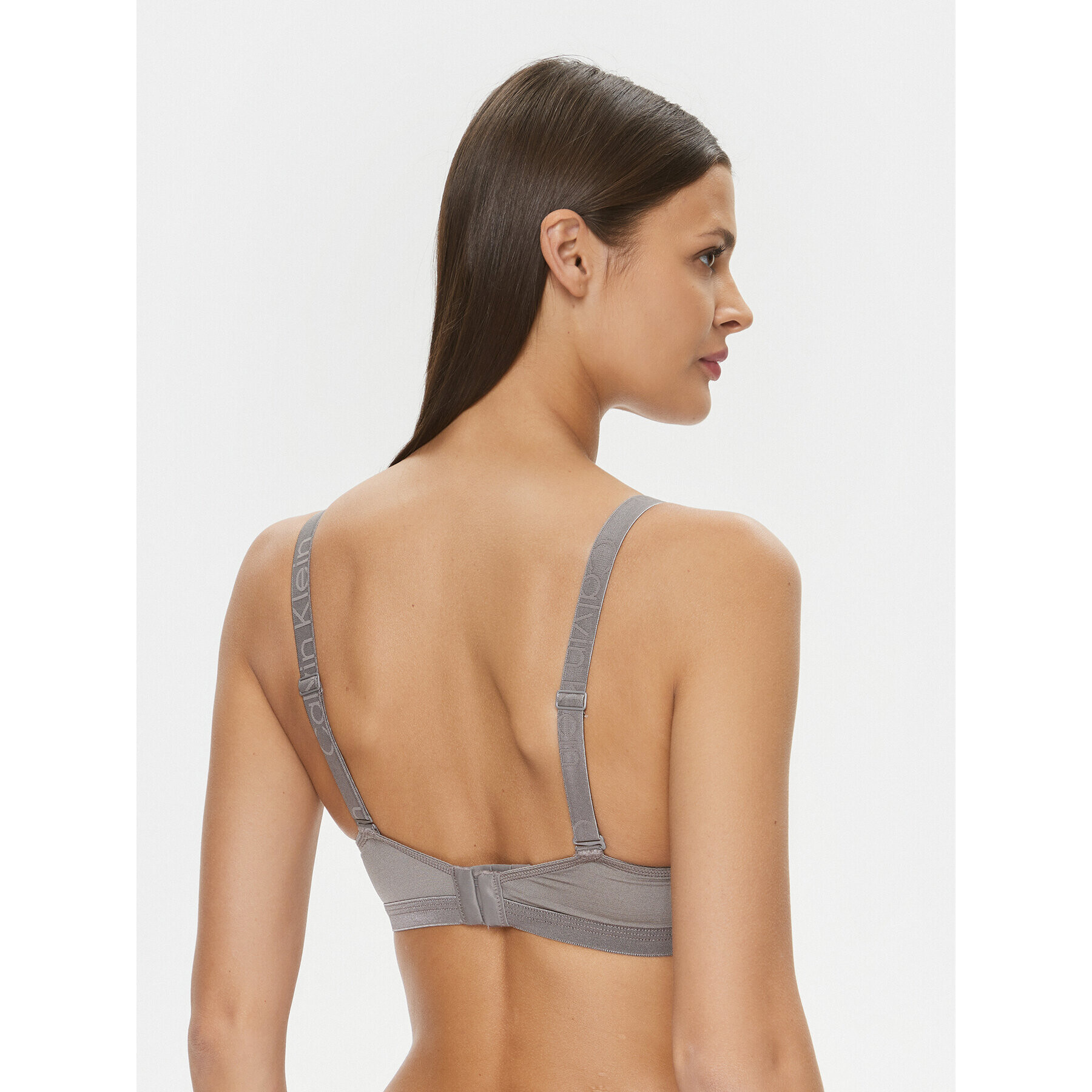 Calvin Klein Underwear Сутиен без банели 000QF7698E Сив - Pepit.bg