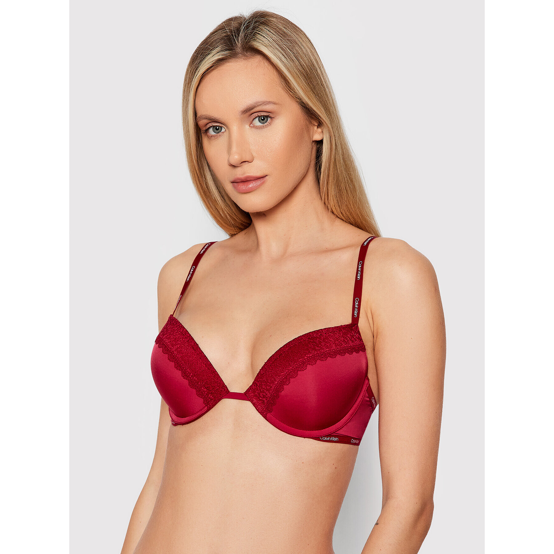 Calvin Klein Underwear Сутиен push-up 000QF5145E Бордо - Pepit.bg