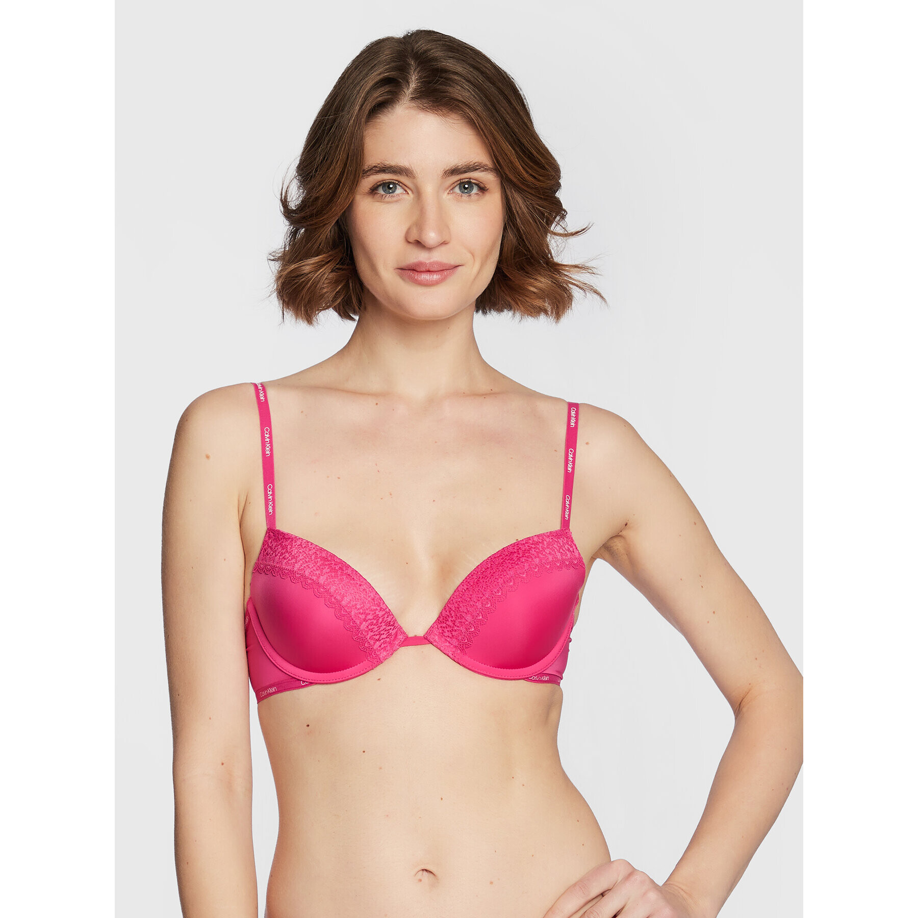 Calvin Klein Underwear Сутиен push-up 000QF5145E Розов - Pepit.bg