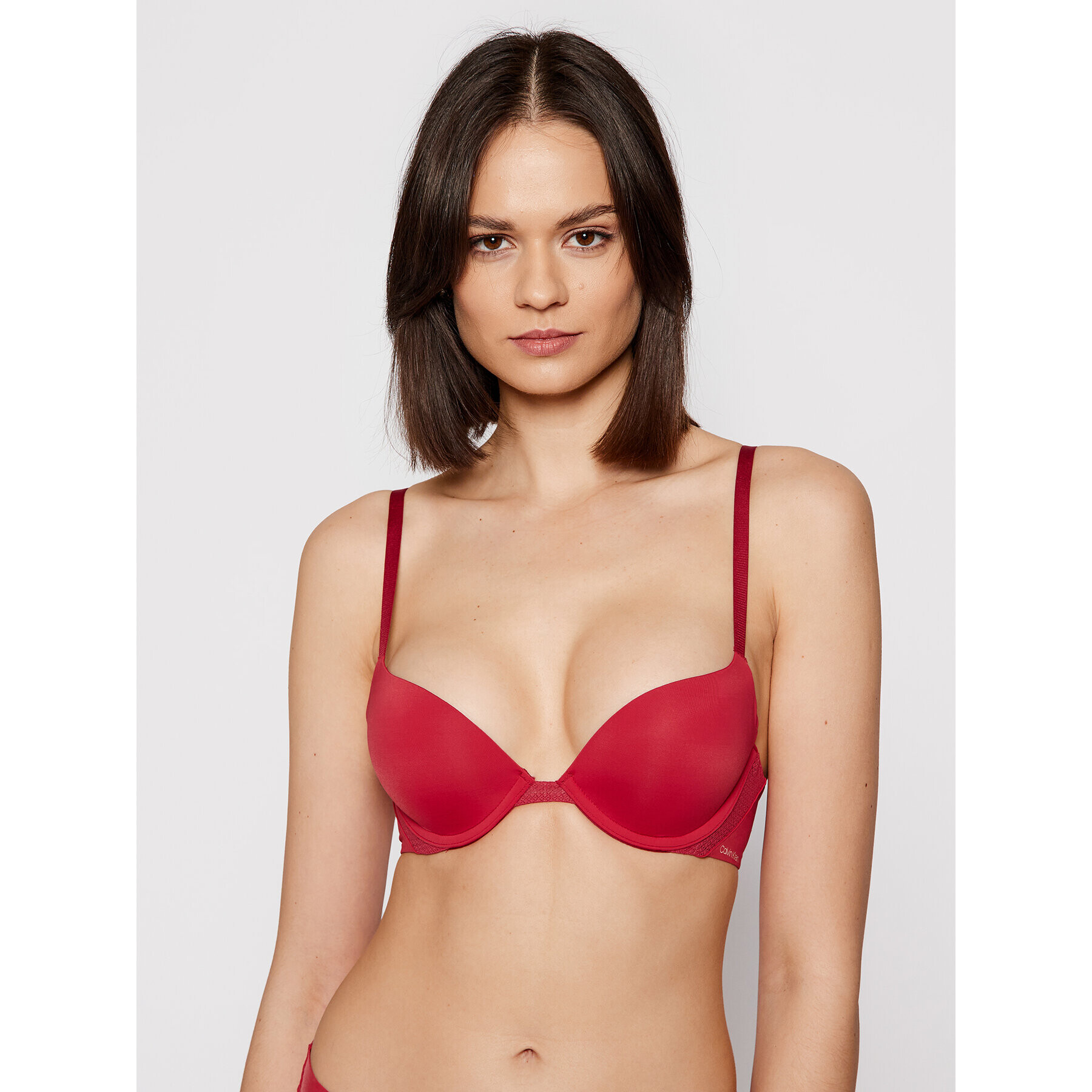 Calvin Klein Underwear Сутиен push-up 000QF5613E Червен - Pepit.bg