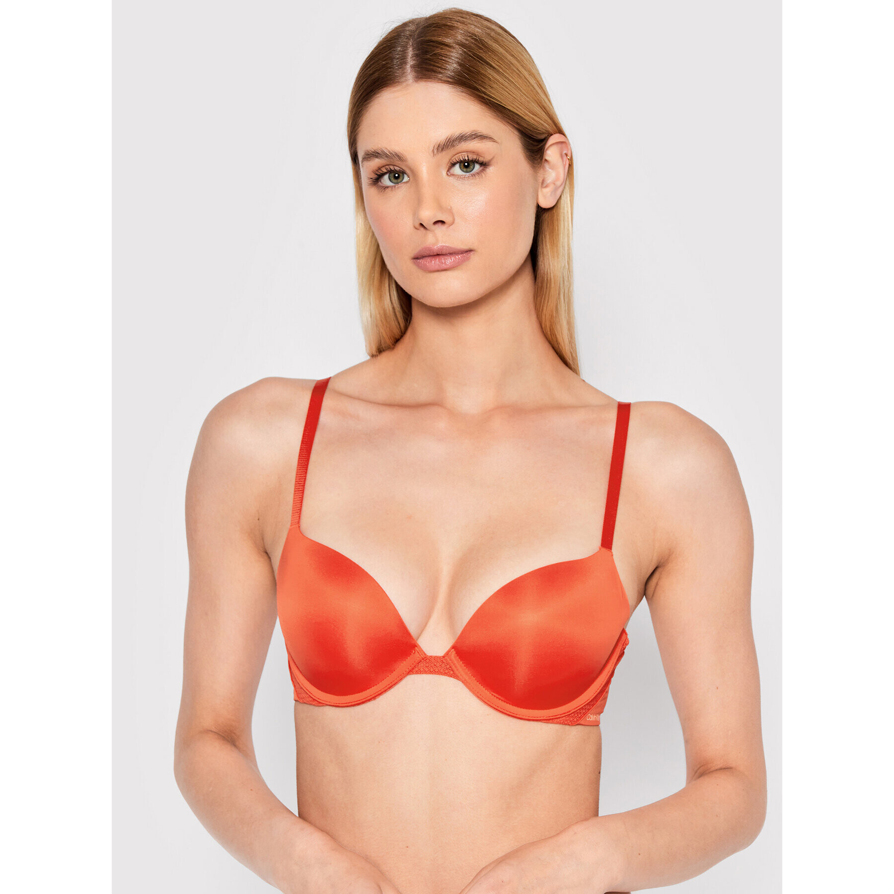 Calvin Klein Underwear Сутиен push-up 000QF5613E Червен - Pepit.bg