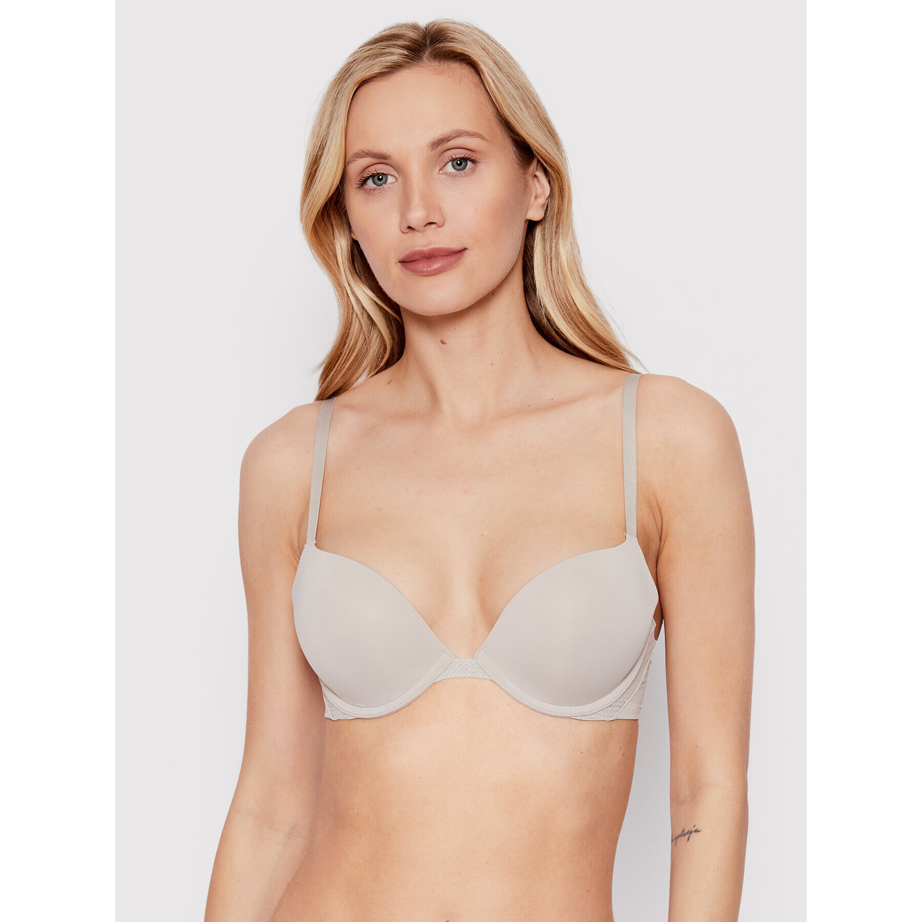 Calvin Klein Underwear Сутиен push-up 000QF5613E Сив - Pepit.bg