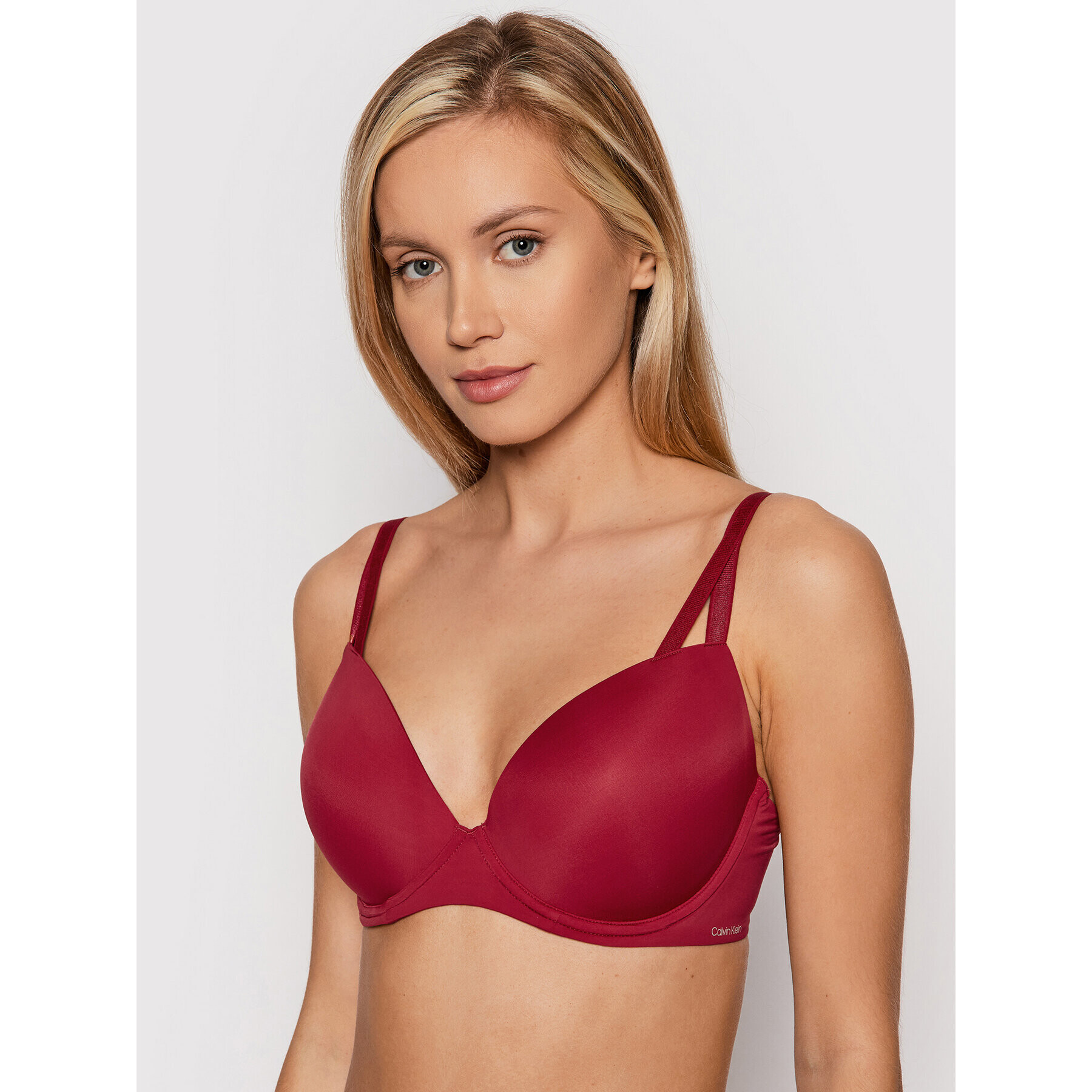 Calvin Klein Underwear Сутиен push-up 000QF6016E Бордо - Pepit.bg