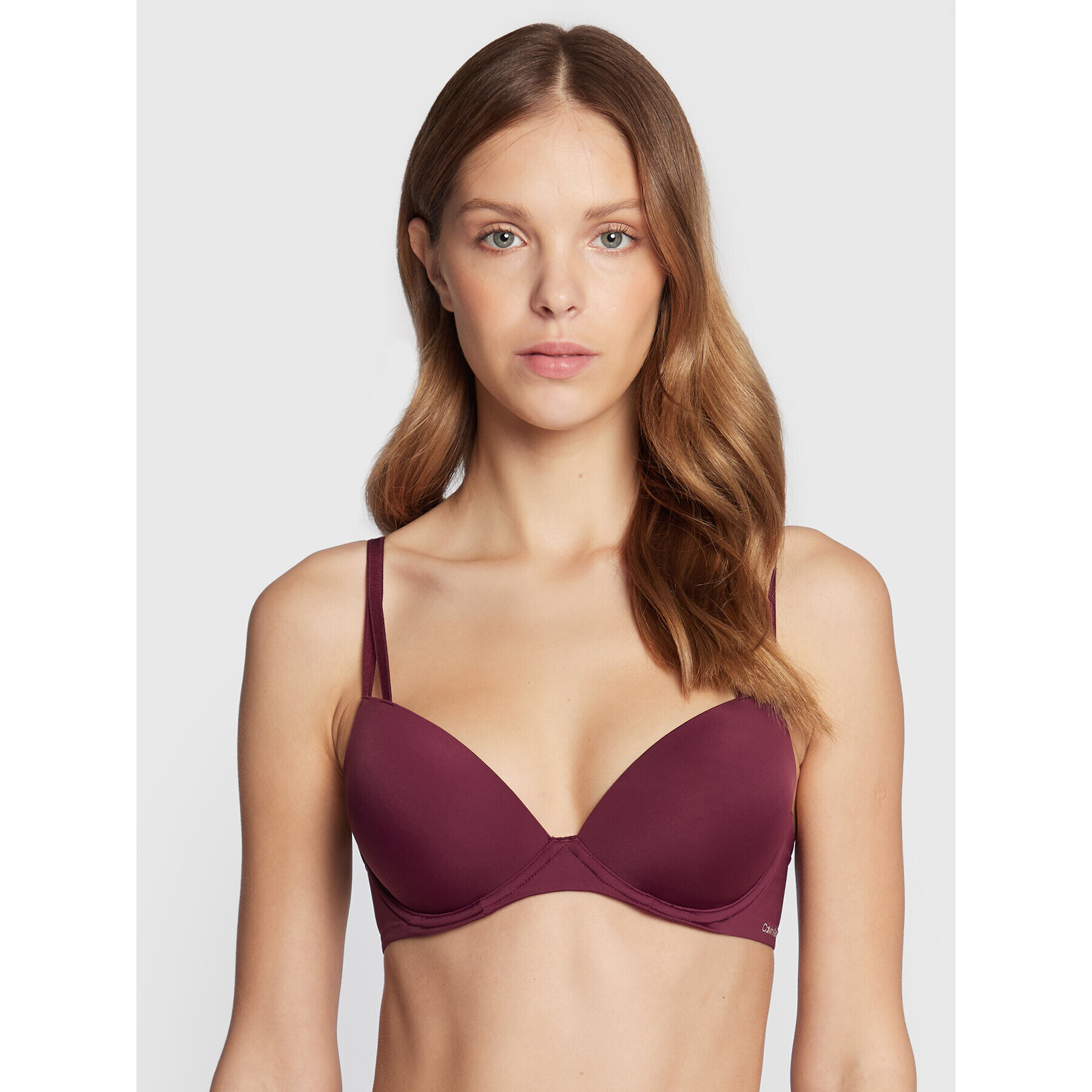 Calvin Klein Underwear Сутиен push-up 000QF6016E Бордо - Pepit.bg