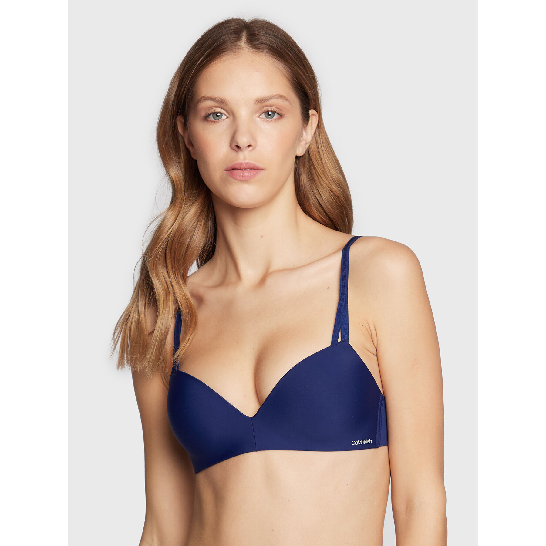 Calvin Klein Underwear Сутиен push-up 000QF6017E Син - Pepit.bg