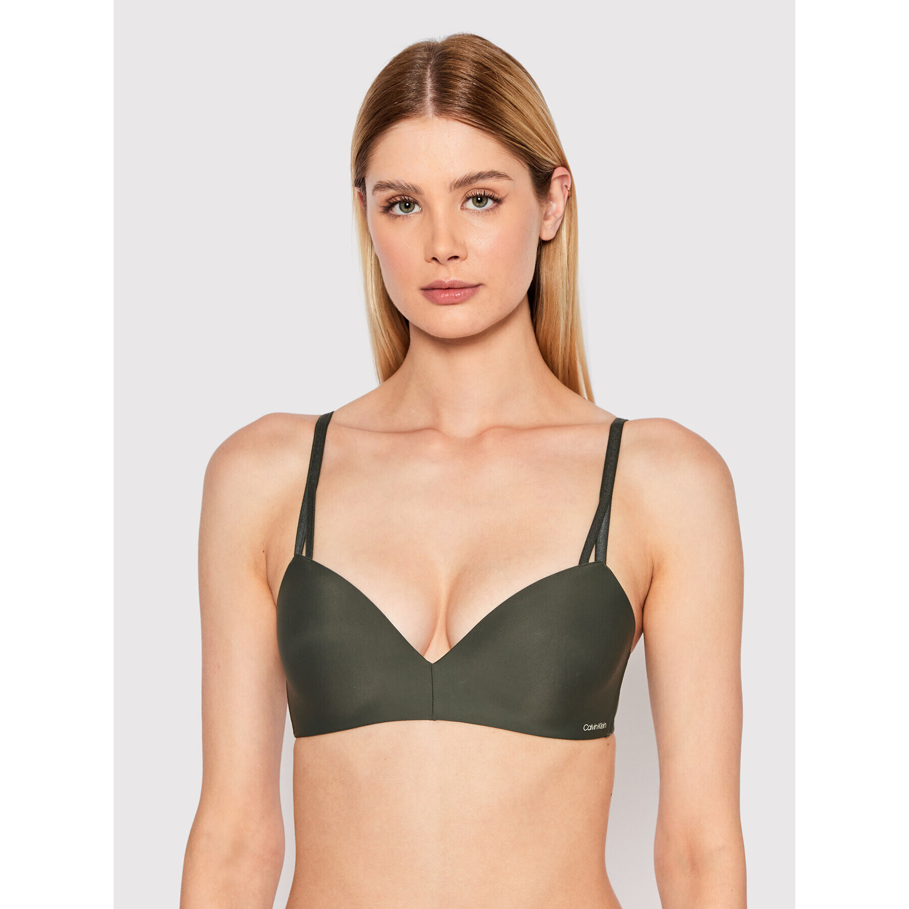 Calvin Klein Underwear Сутиен push-up 000QF6017E Зелен - Pepit.bg