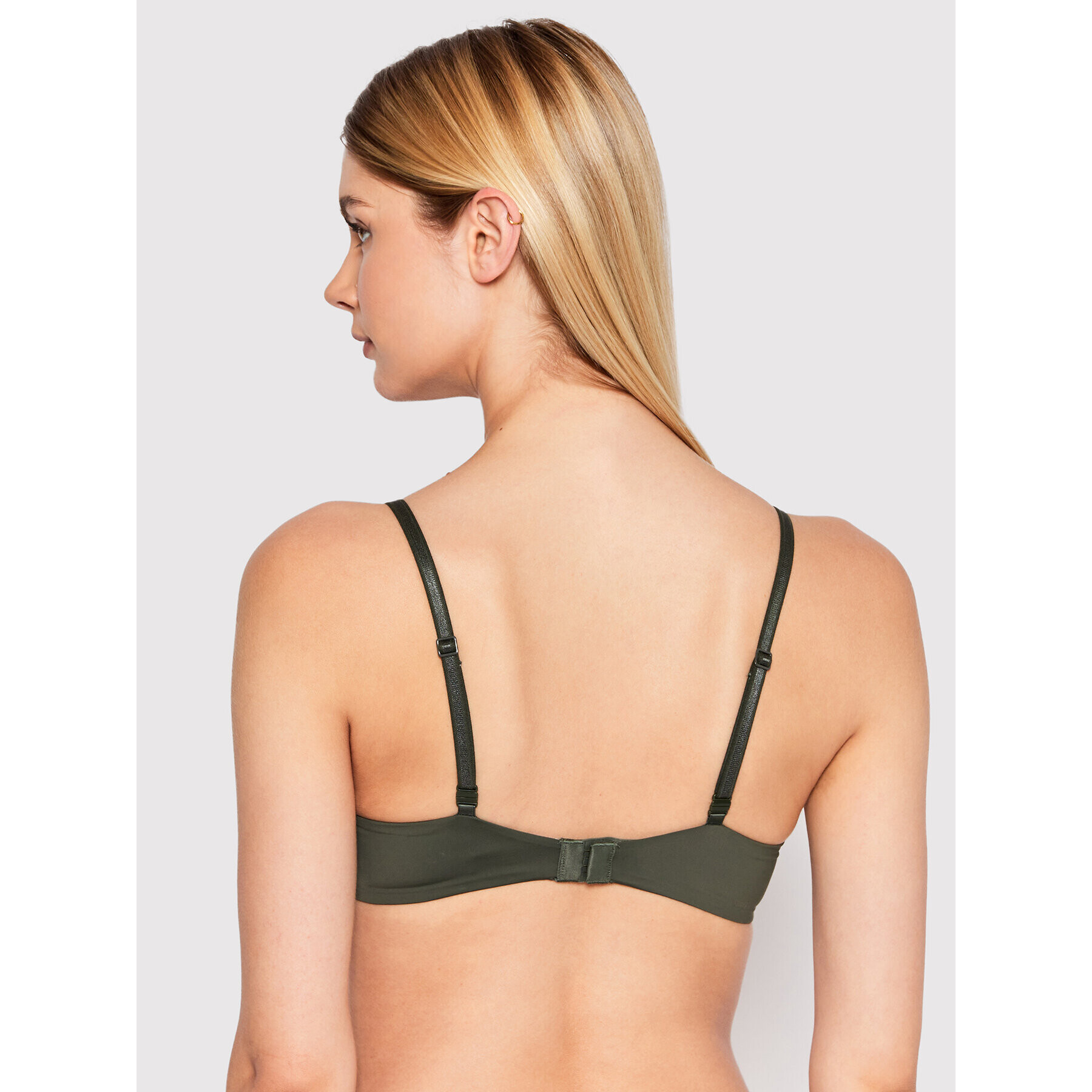 Calvin Klein Underwear Сутиен push-up 000QF6017E Зелен - Pepit.bg