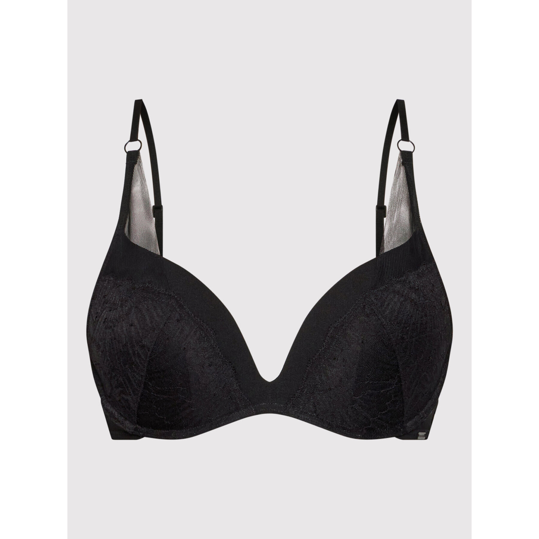 Calvin Klein Underwear Сутиен push-up 000QF6645E Черен - Pepit.bg