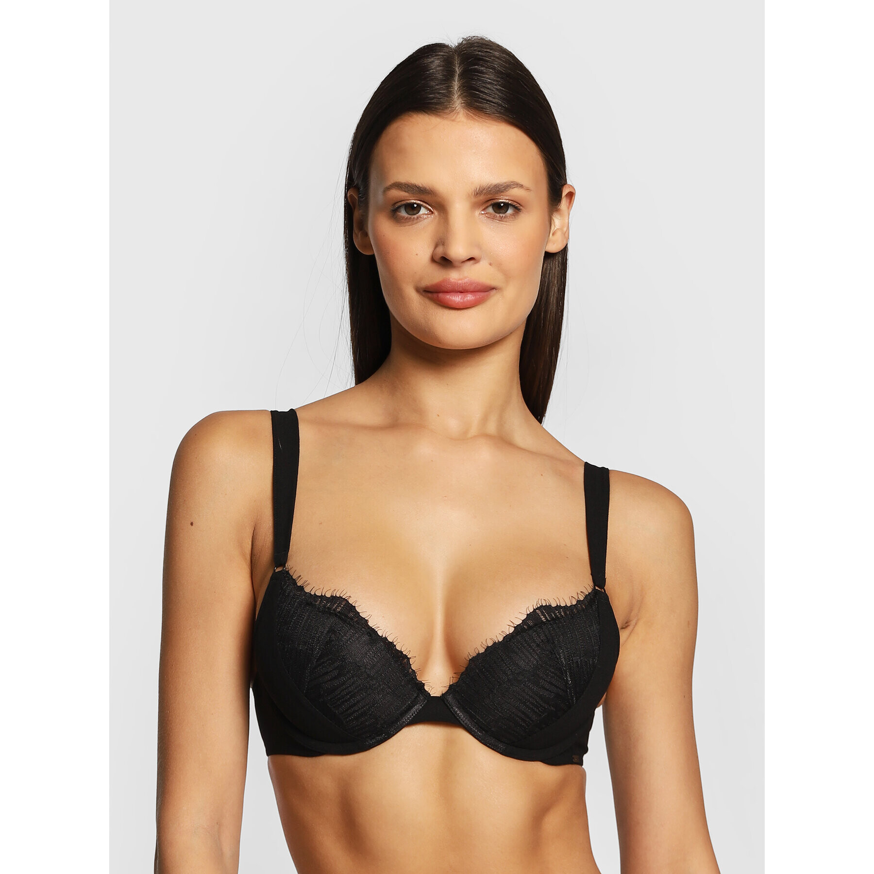 Calvin Klein Underwear Сутиен push-up 000QF6953E Черен - Pepit.bg