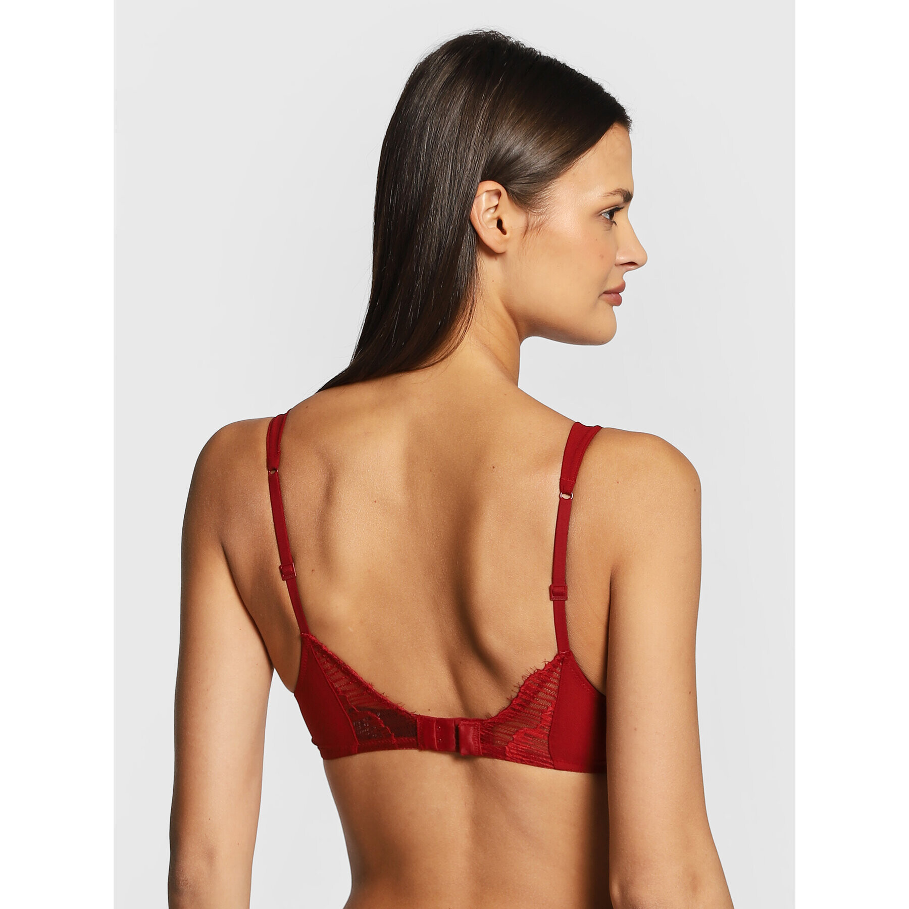 Calvin Klein Underwear Сутиен push-up 000QF6953E Червен - Pepit.bg