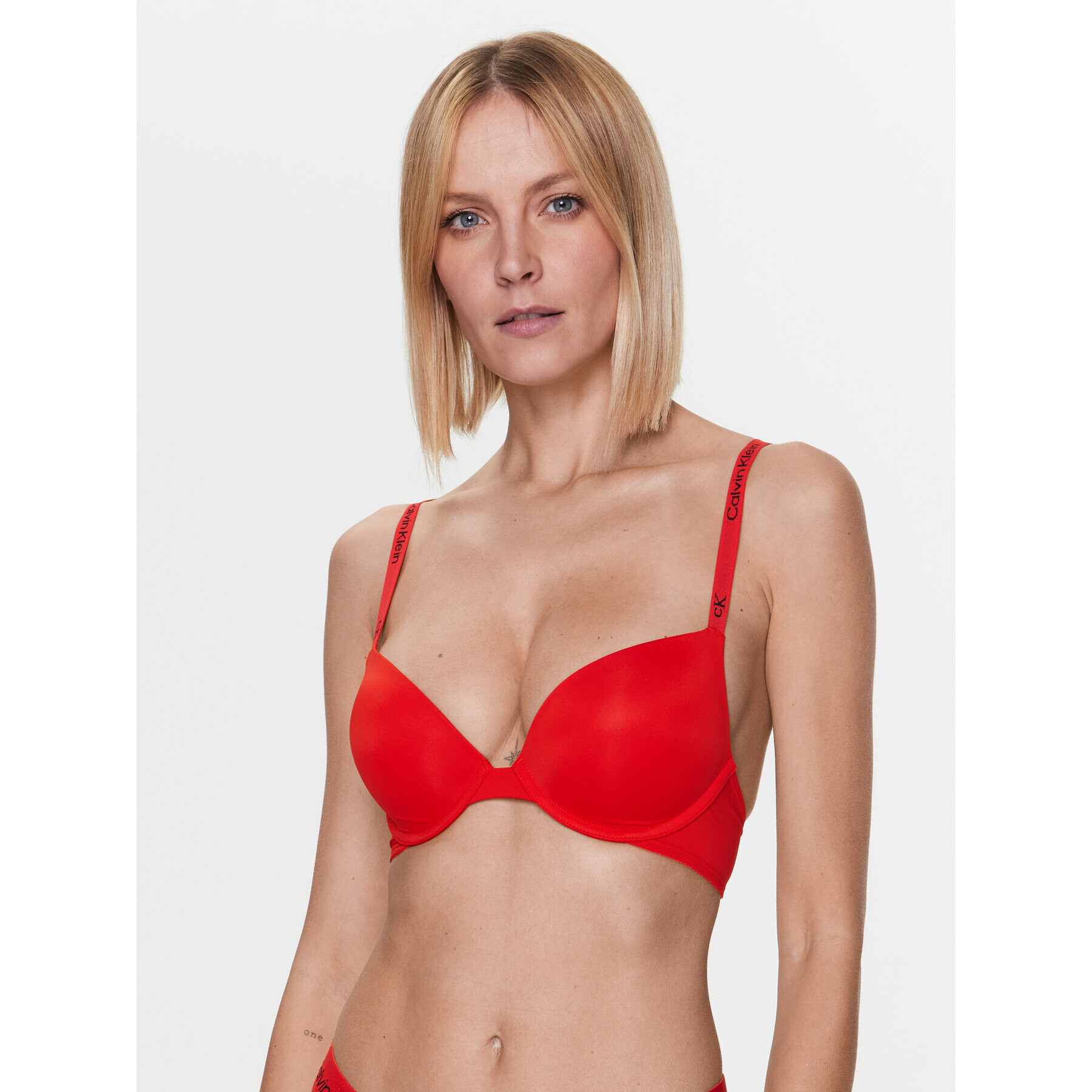 Calvin Klein Underwear Сутиен push-up 000QF7252E Червен - Pepit.bg