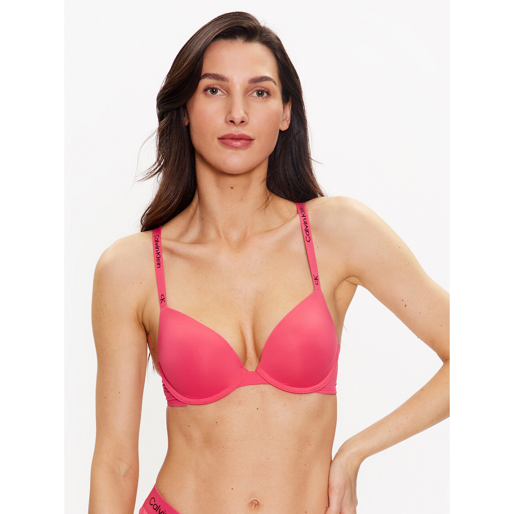 Calvin Klein Underwear Сутиен push-up 000QF7252E Розов - Pepit.bg