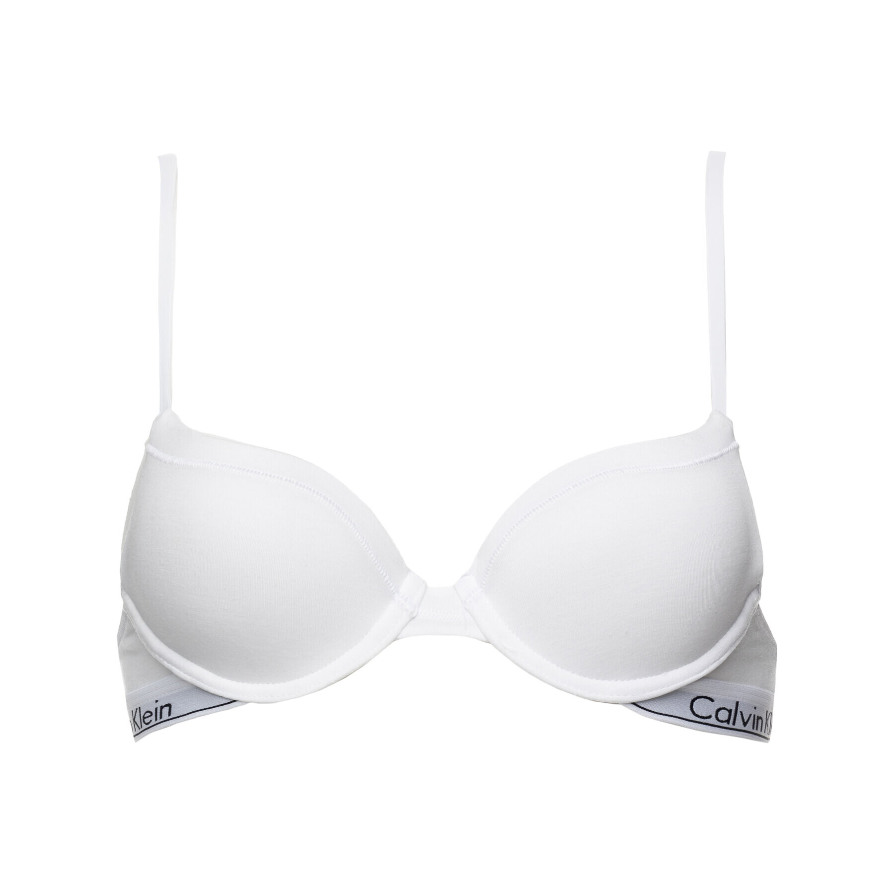 Calvin Klein Underwear Сутиен с банели 0000F3784E Бял - Pepit.bg