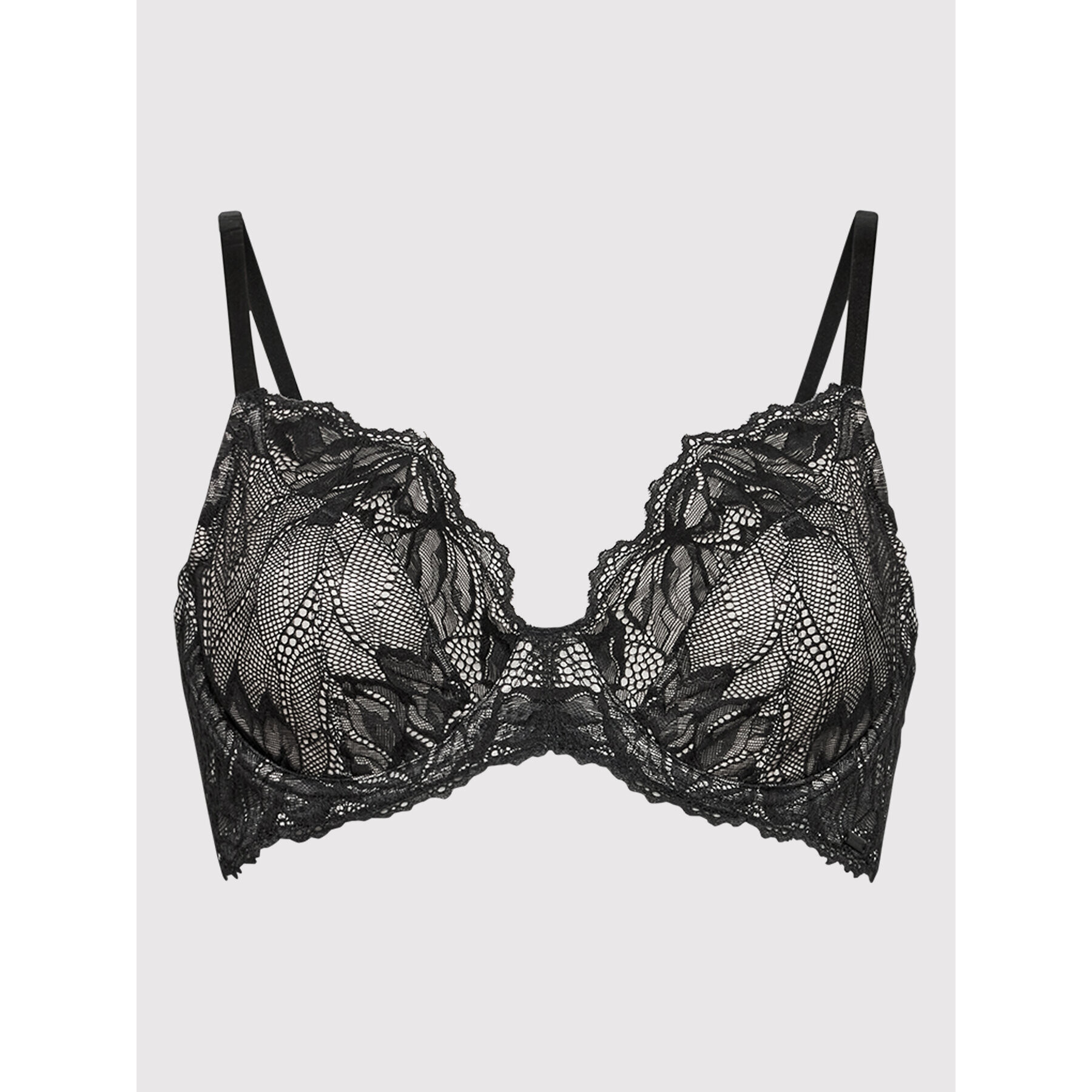 Calvin Klein Underwear Сутиен с банели 000QF6572E Черен - Pepit.bg