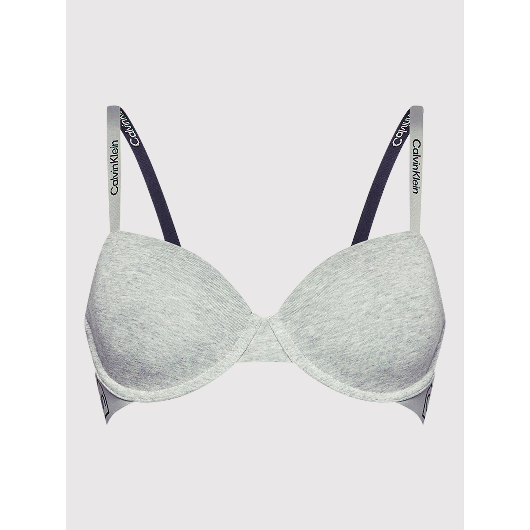 Calvin Klein Underwear Сутиен с банели 000QF6772E Сив - Pepit.bg