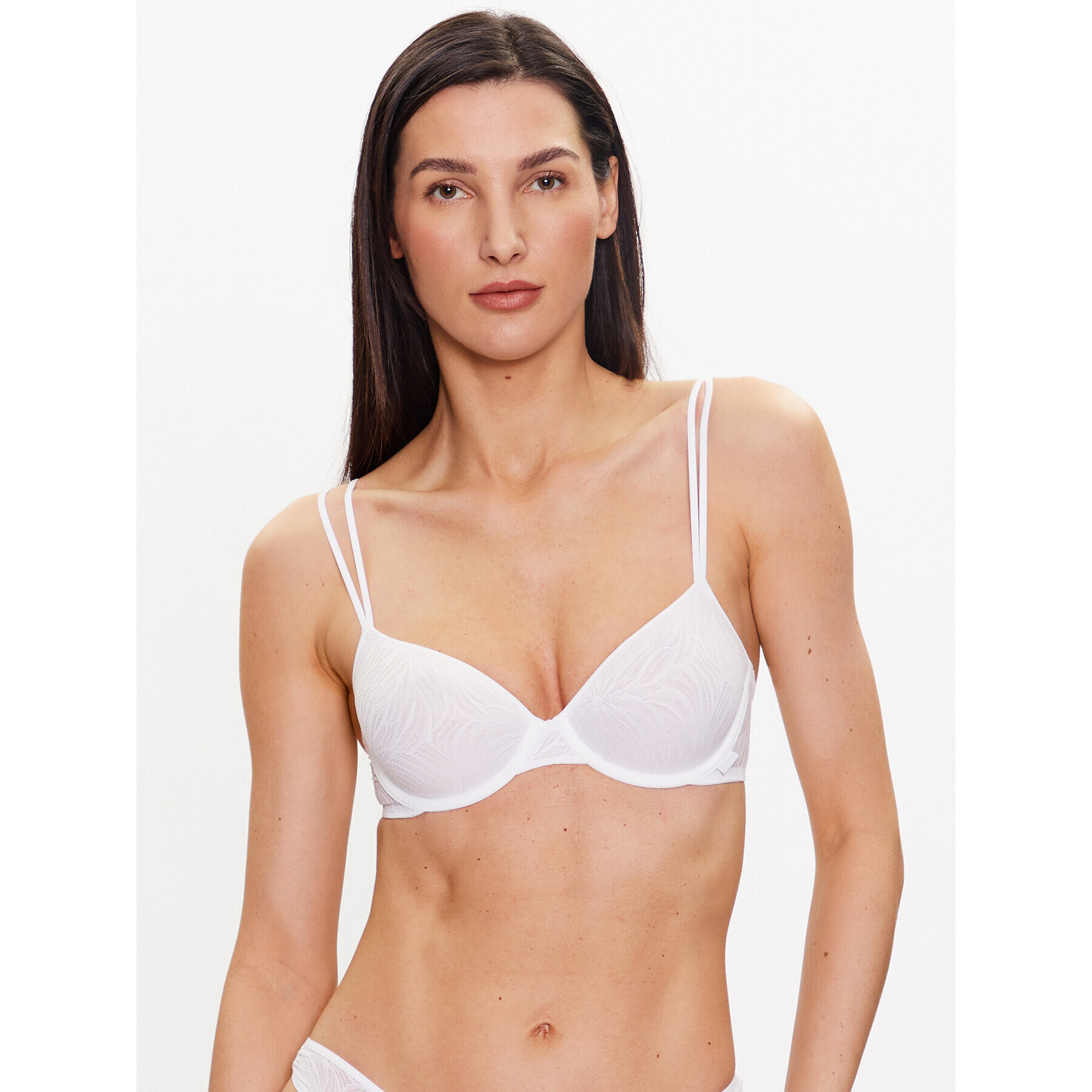 Calvin Klein Underwear Сутиен с банели 000QF6875E Бял - Pepit.bg