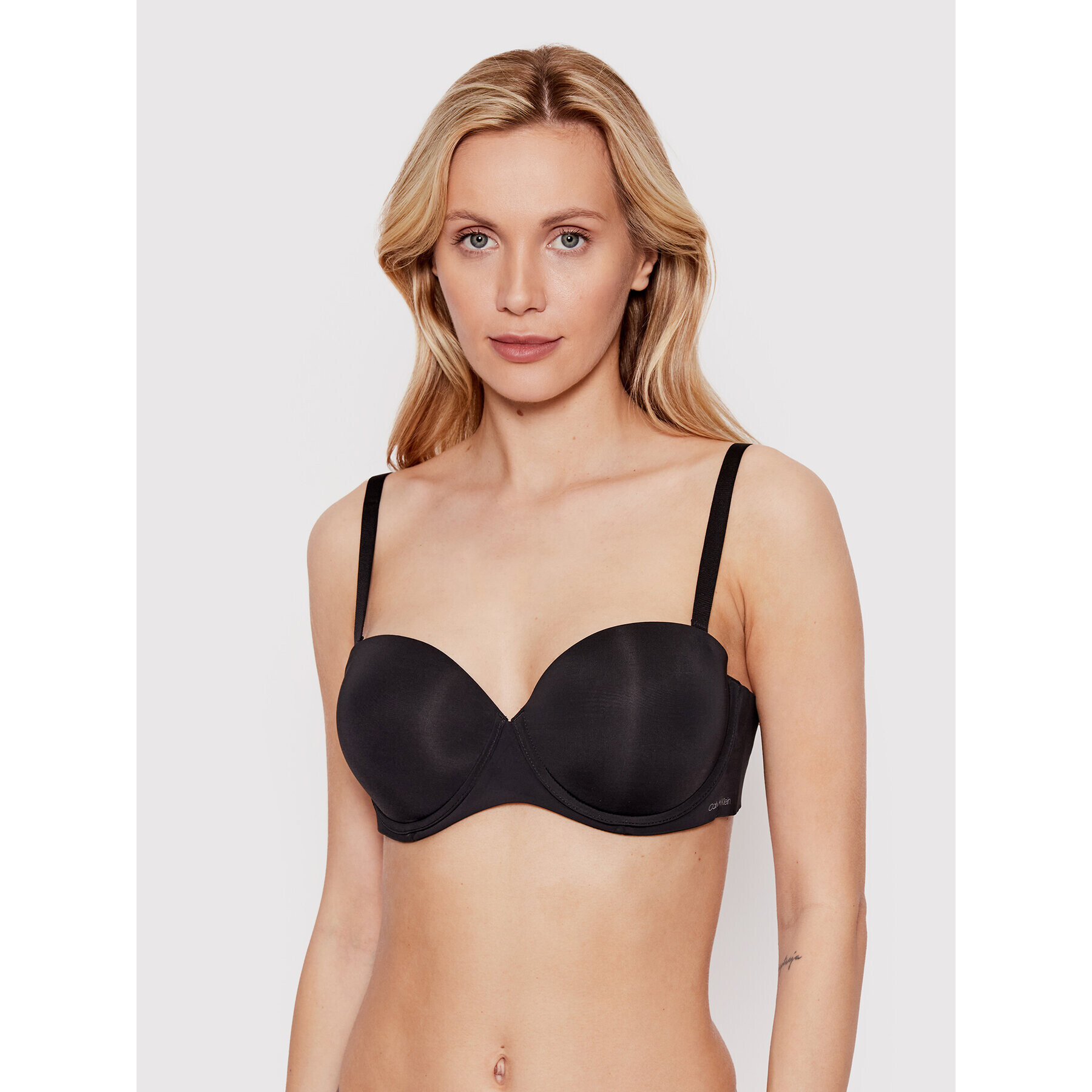 Calvin Klein Underwear Сутиен тип Бардо 000QF5677E Черен - Pepit.bg