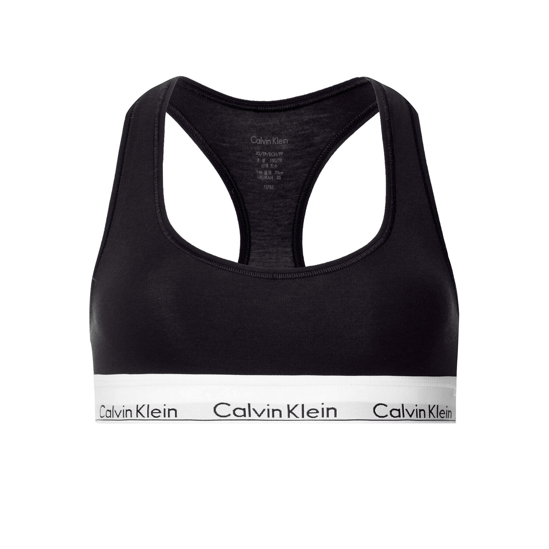 Calvin Klein Underwear Сутиен-топ 0000F3785E Черен - Pepit.bg