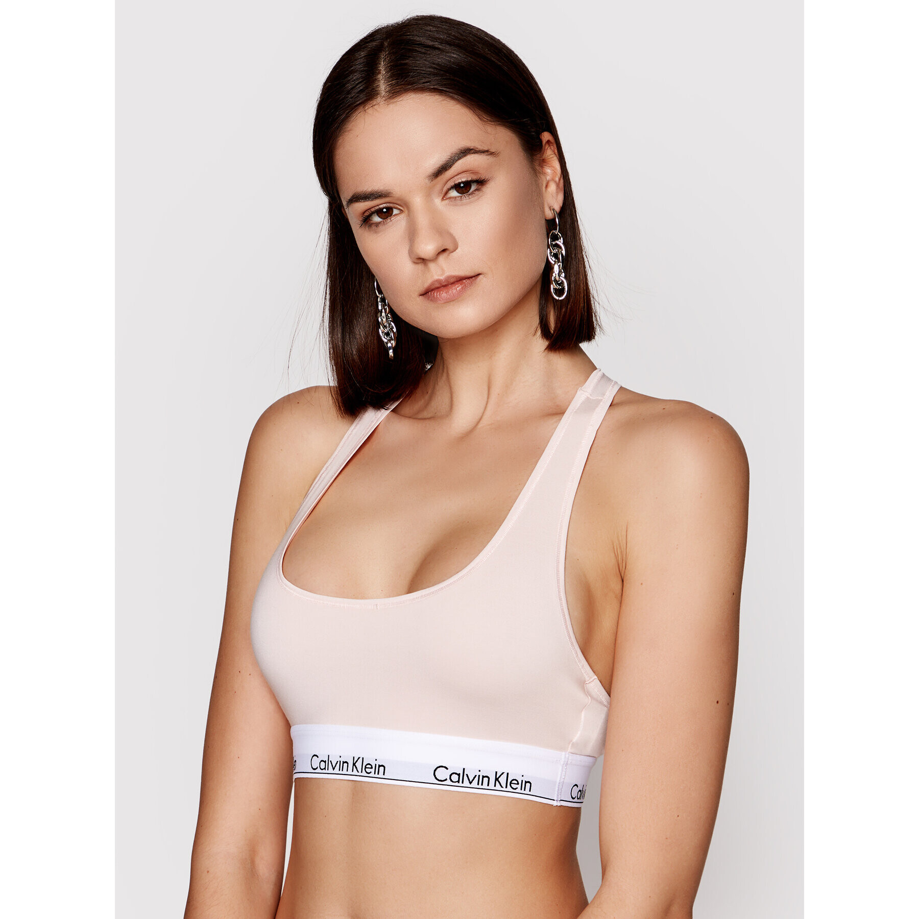 Calvin Klein Underwear Сутиен-топ 0000F3785E Розов - Pepit.bg