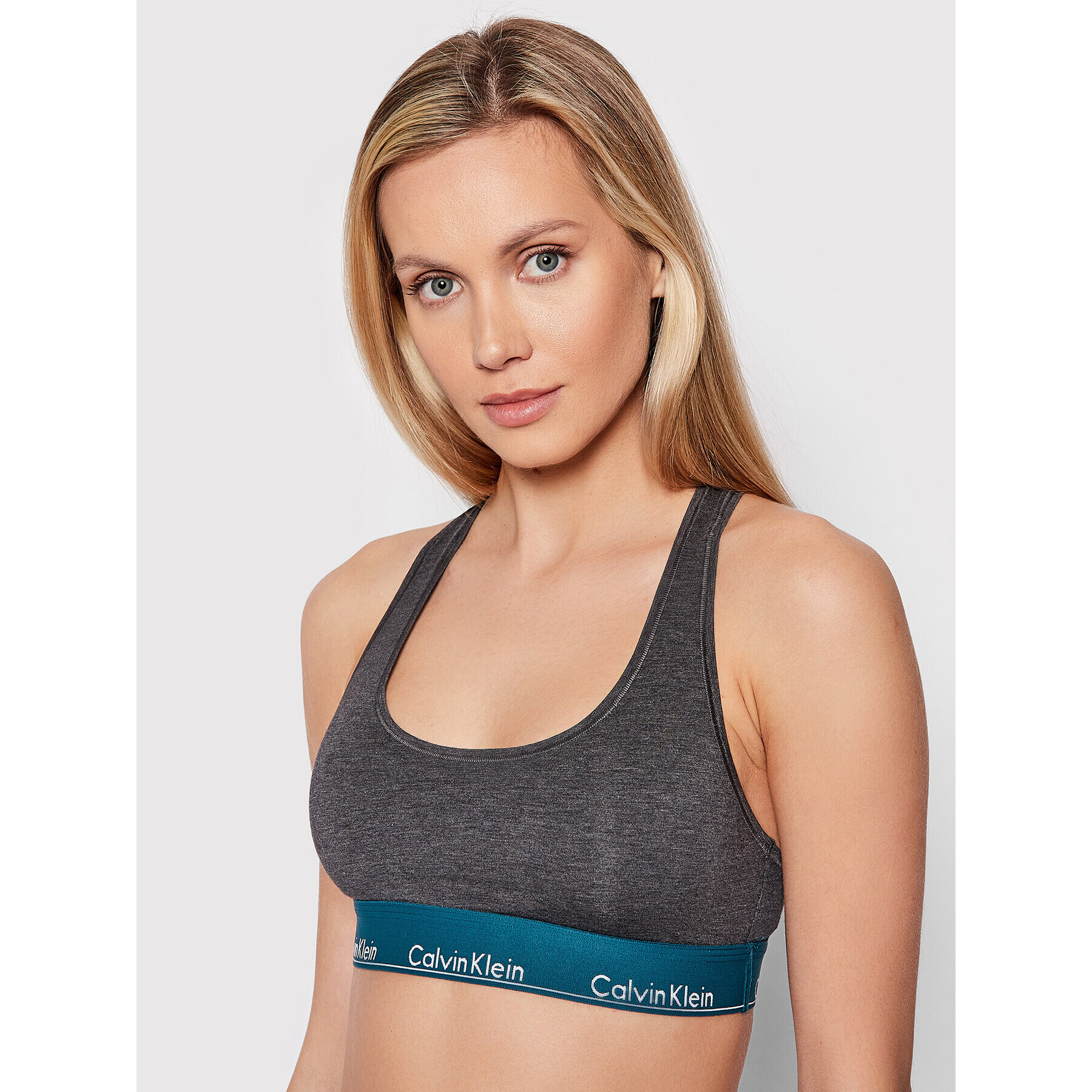 Calvin Klein Underwear Сутиен-топ 0000F3785E Сив - Pepit.bg