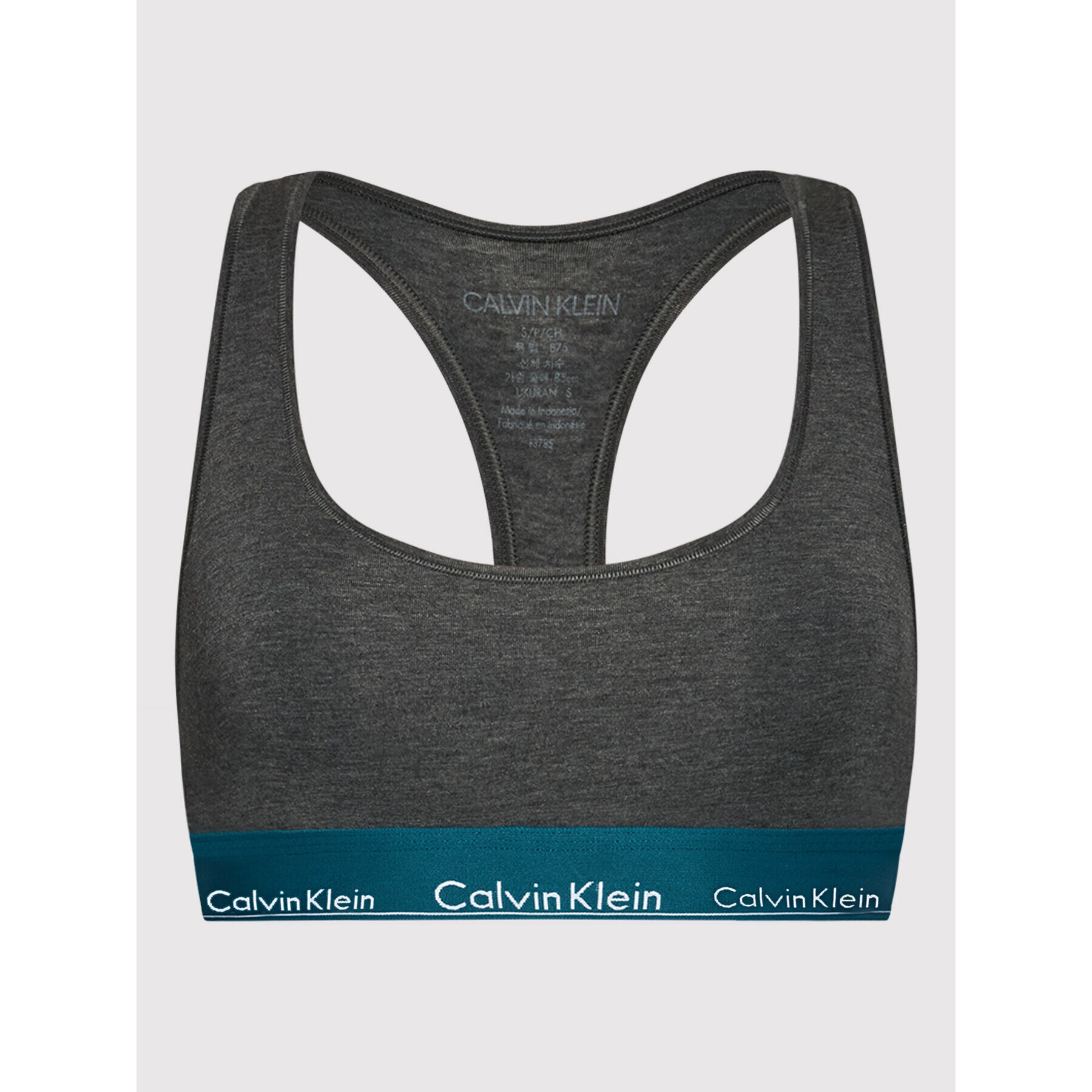Calvin Klein Underwear Сутиен-топ 0000F3785E Сив - Pepit.bg
