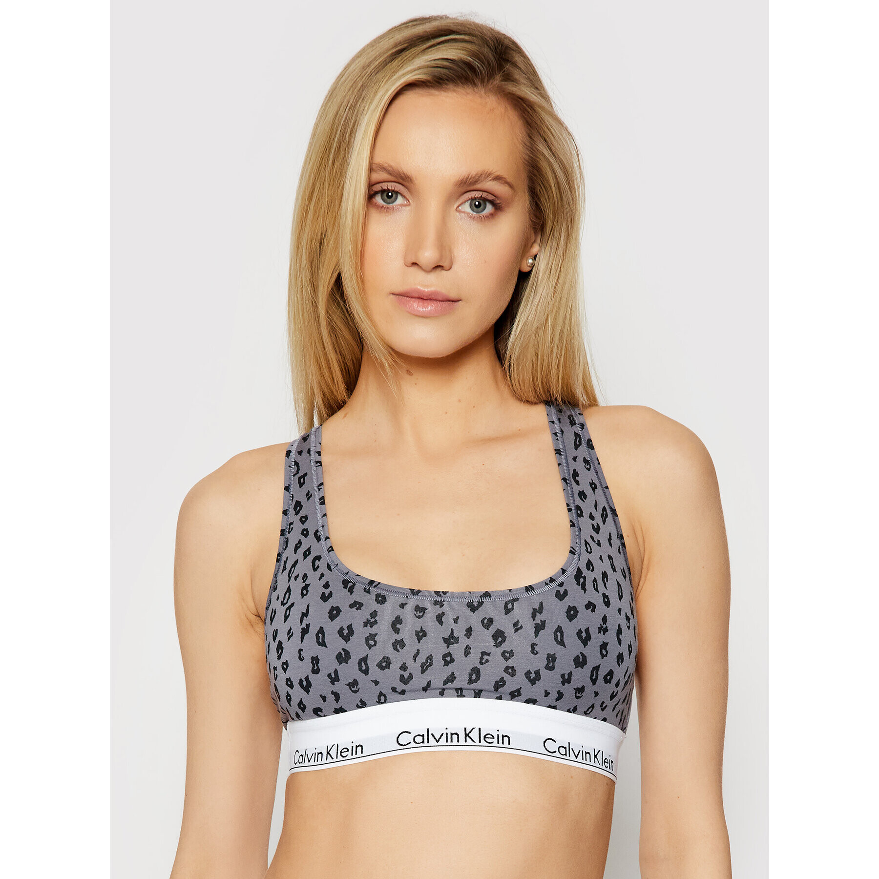 Calvin Klein Underwear Сутиен-топ 0000F3785E Сив - Pepit.bg