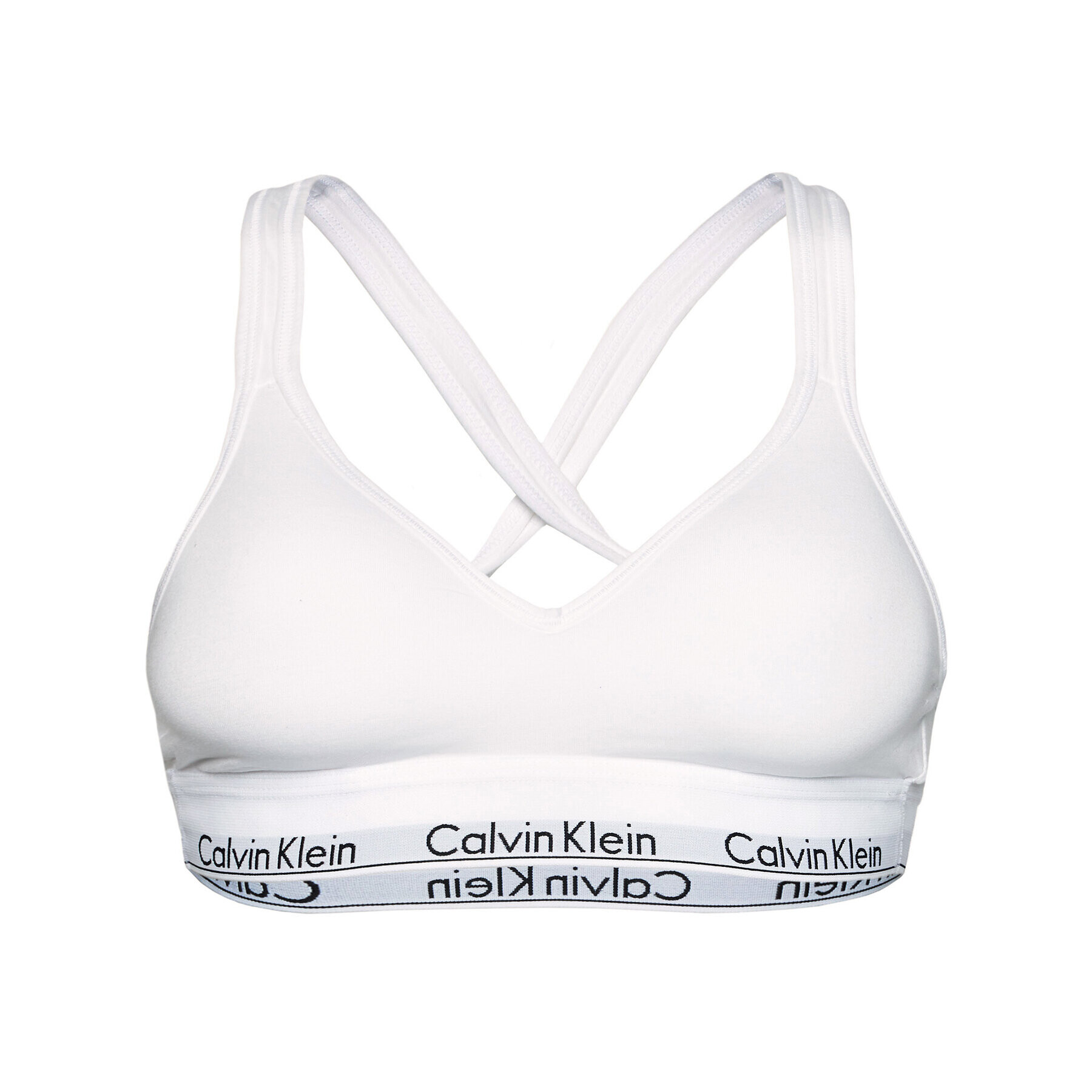 Calvin Klein Underwear Сутиен-топ 000QF1654E Бял - Pepit.bg