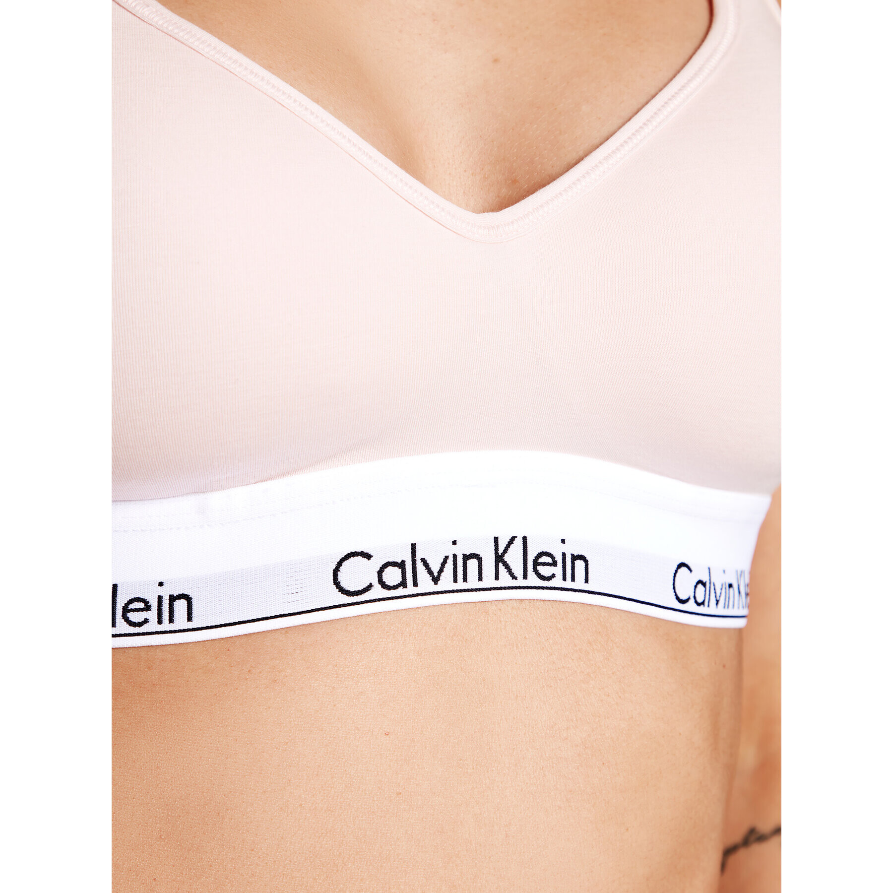 Calvin Klein Underwear Сутиен-топ 000QF1654E Розов - Pepit.bg