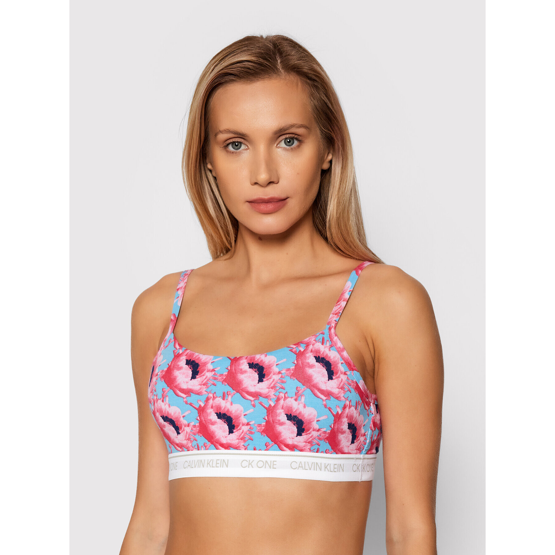 Calvin Klein Underwear Сутиен-топ 000QF5727E Син - Pepit.bg