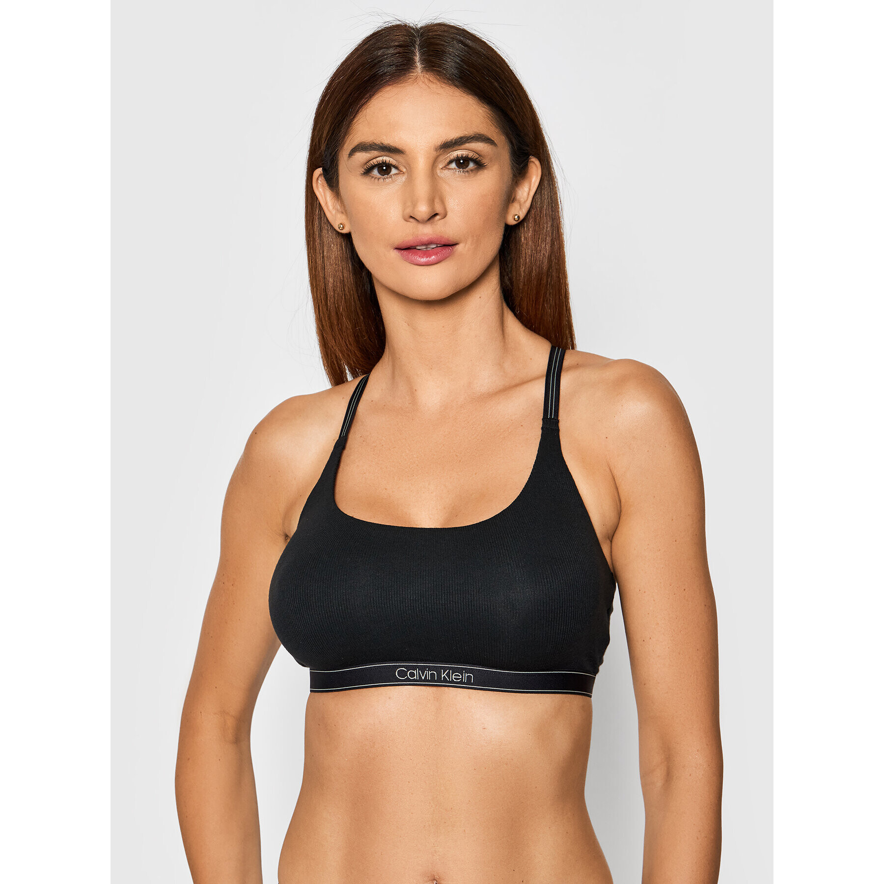 Calvin Klein Underwear Сутиен-топ 000QF6438E Черен - Pepit.bg