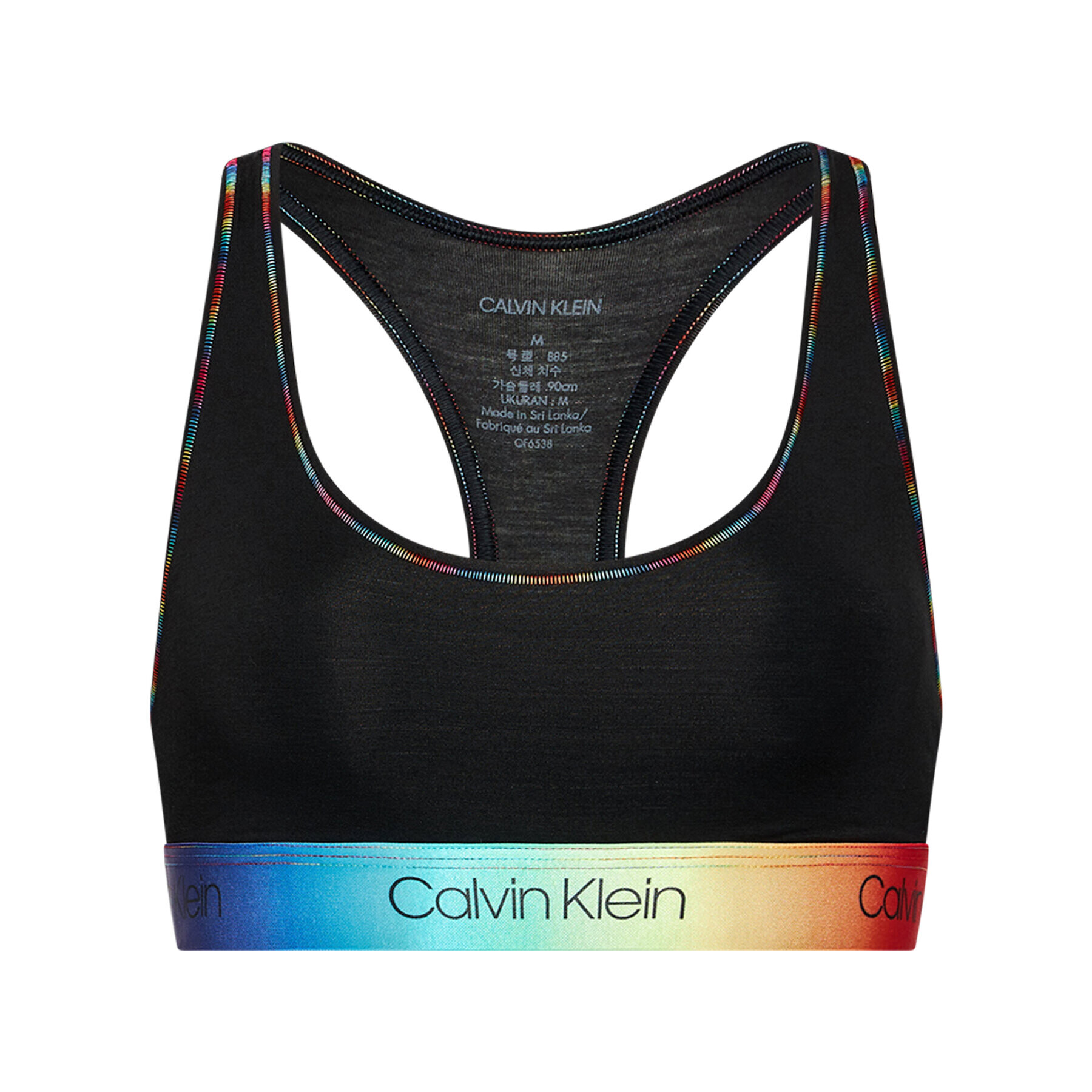 Calvin Klein Underwear Сутиен-топ 000QF6538E Черен - Pepit.bg