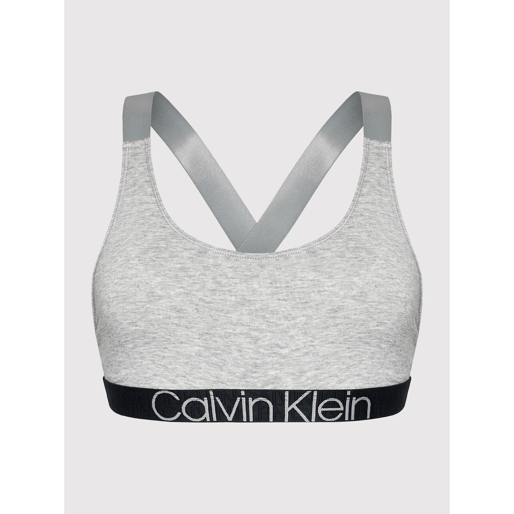 Calvin Klein Underwear Сутиен-топ 000QF6576E Сив - Pepit.bg