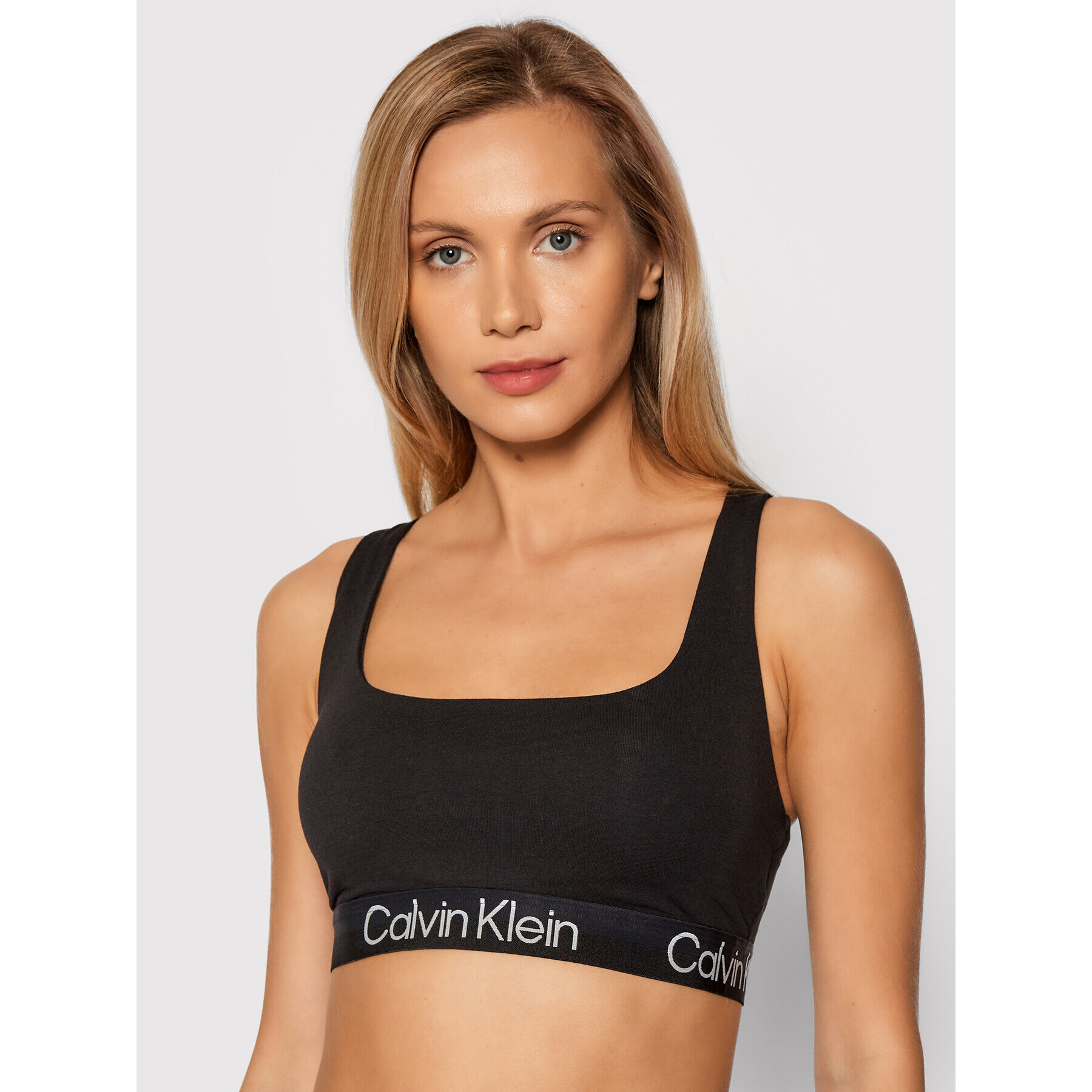Calvin Klein Underwear Сутиен-топ 000QF6684E Черен - Pepit.bg