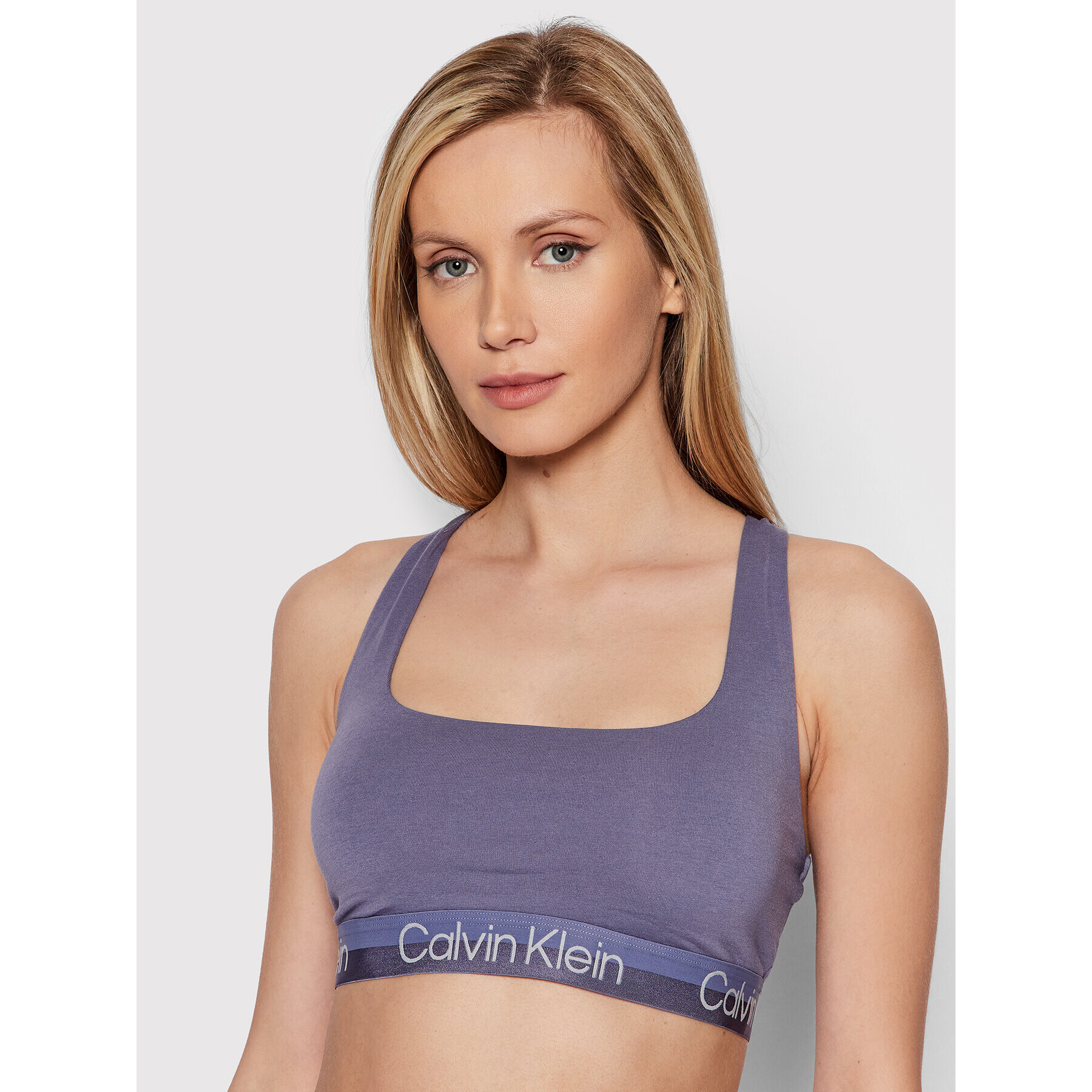 Calvin Klein Underwear Сутиен-топ 000QF6684E Виолетов - Pepit.bg