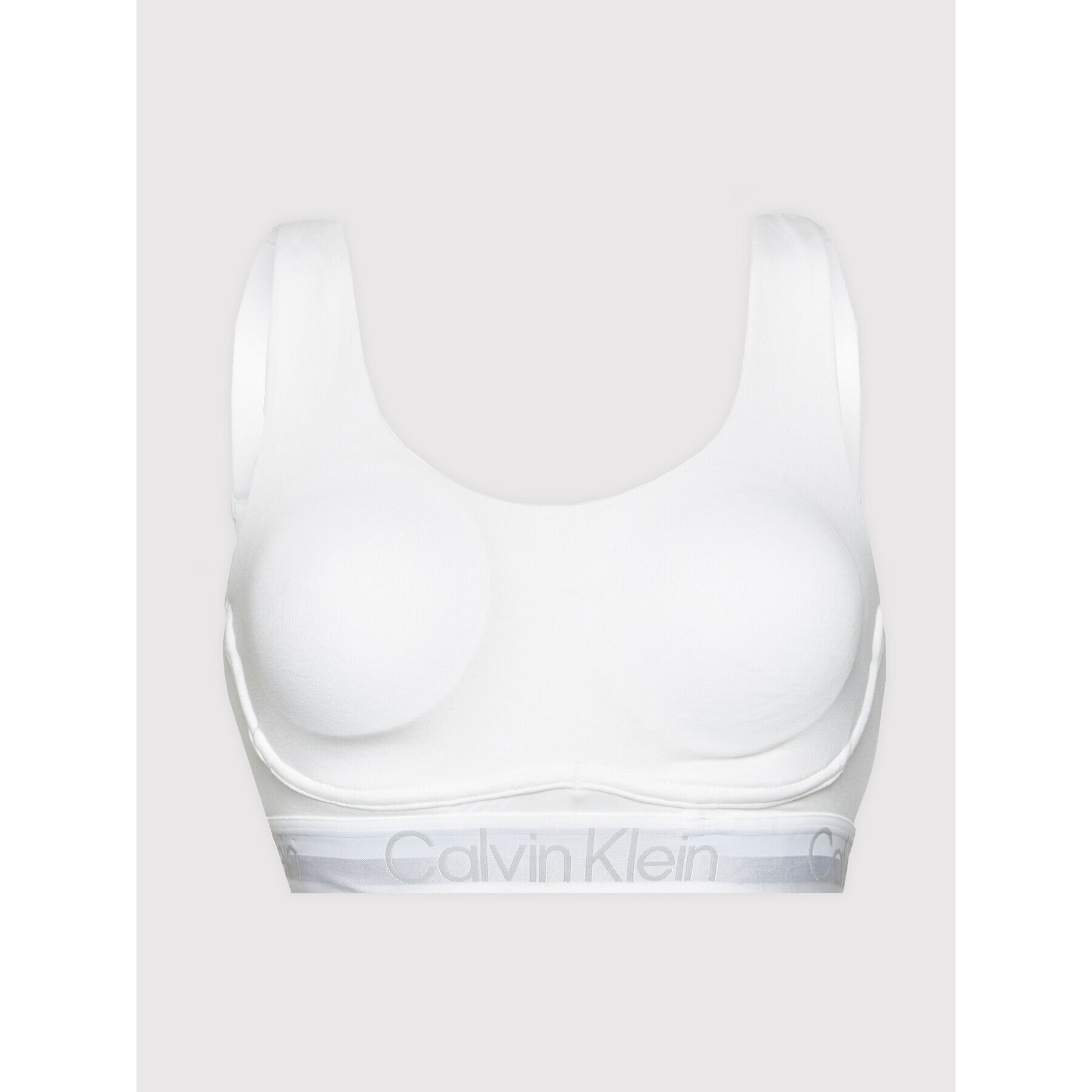 Calvin Klein Underwear Сутиен-топ 000QF6685E Бял - Pepit.bg