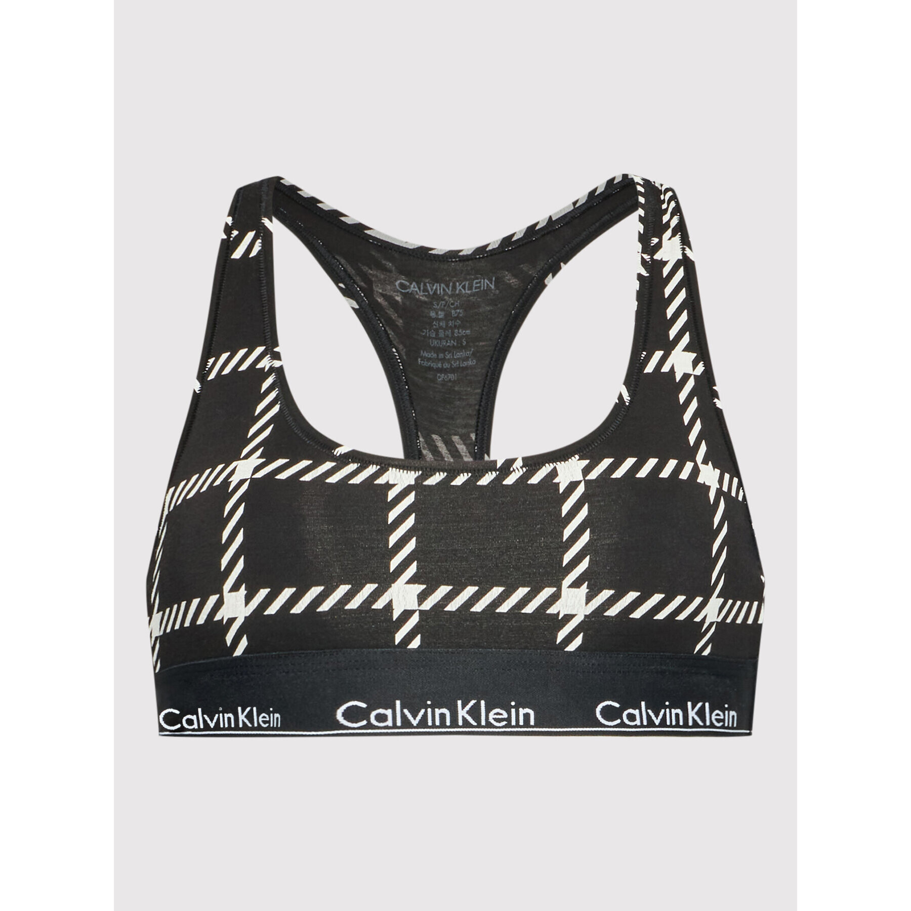 Calvin Klein Underwear Сутиен-топ 000QF6701E Черен - Pepit.bg