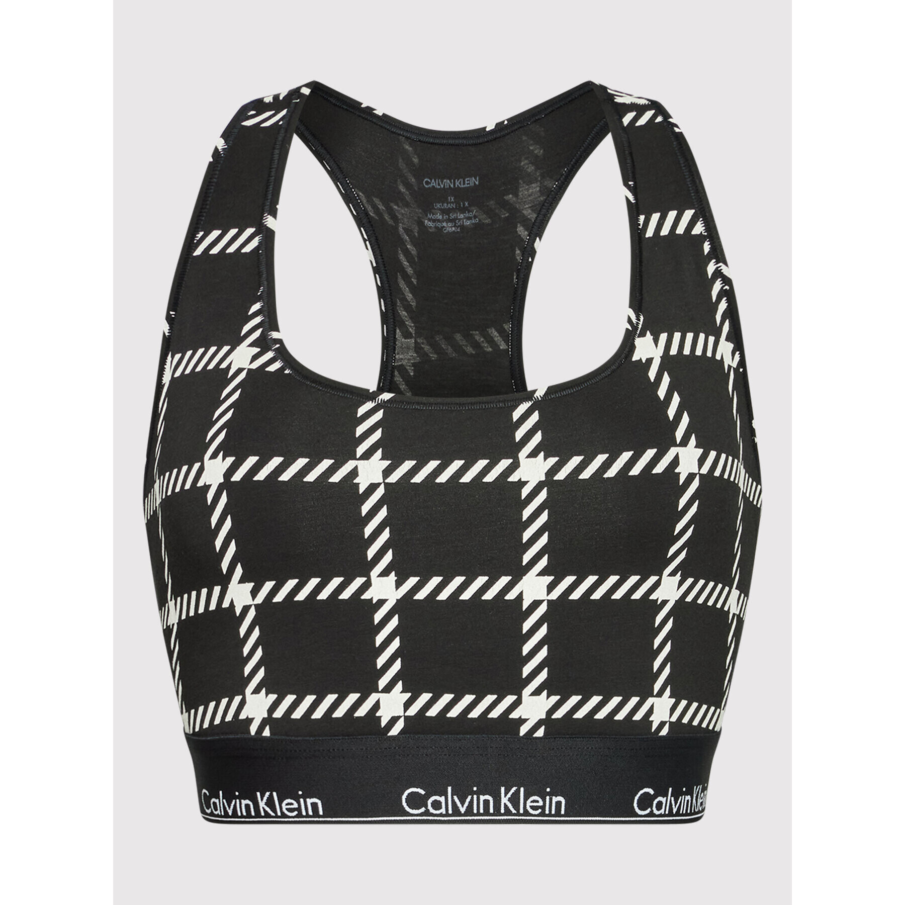 Calvin Klein Underwear Сутиен-топ 000QF6704E Черен - Pepit.bg
