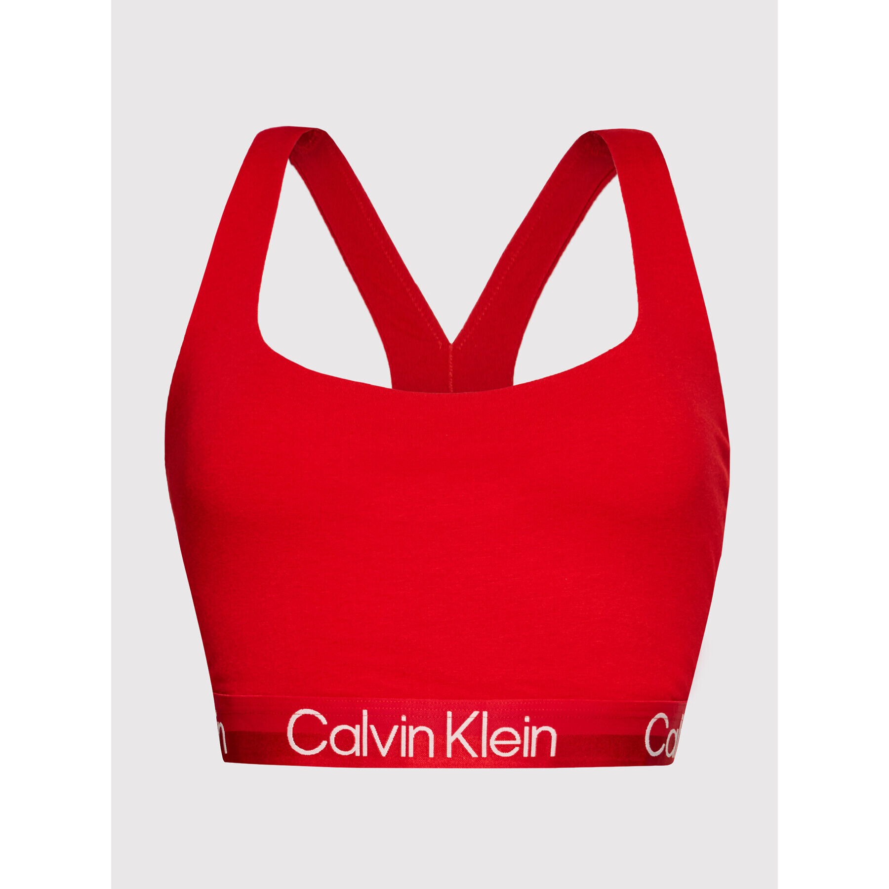 Calvin Klein Underwear Сутиен-топ 000QF6707E Червен - Pepit.bg