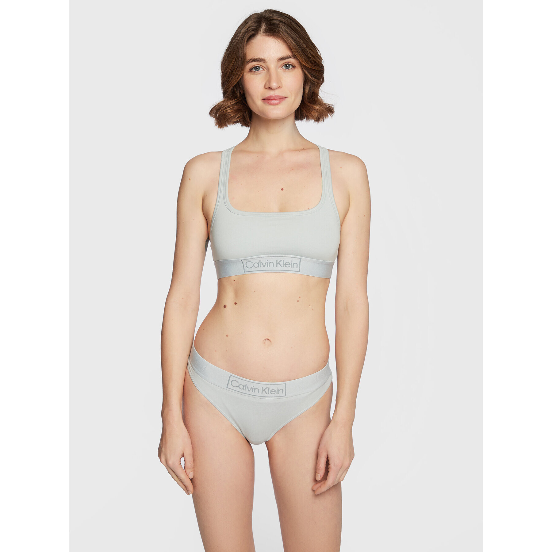 Calvin Klein Underwear Сутиен-топ 000QF6768E Зелен - Pepit.bg