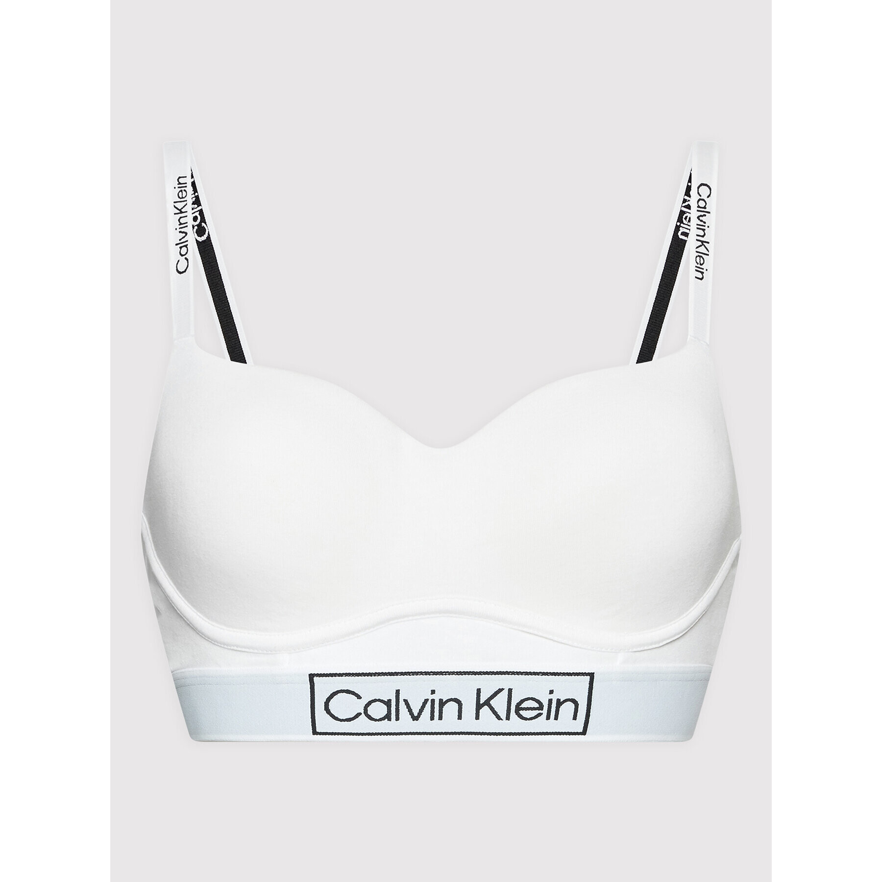 Calvin Klein Underwear Сутиен-топ 000QF6770E Бял - Pepit.bg