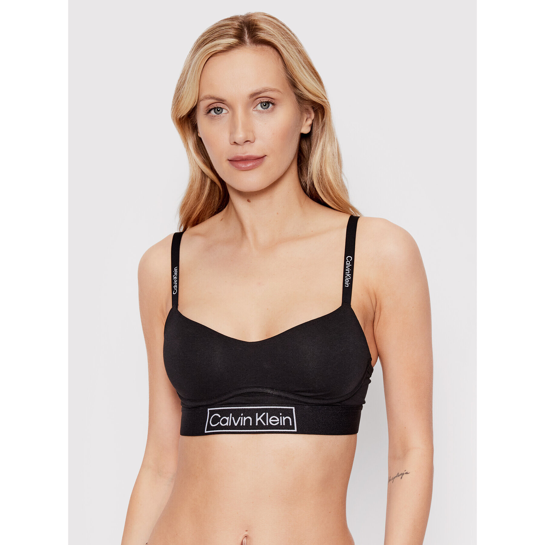 Calvin Klein Underwear Сутиен-топ 000QF6770E Черен - Pepit.bg