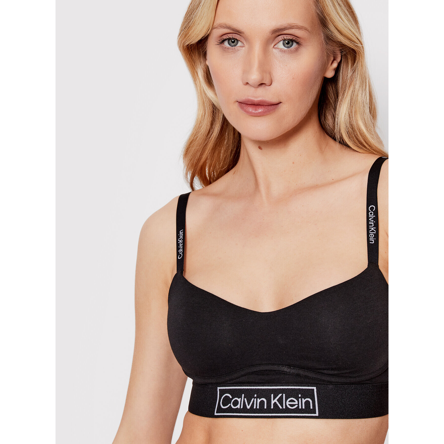 Calvin Klein Underwear Сутиен-топ 000QF6770E Черен - Pepit.bg