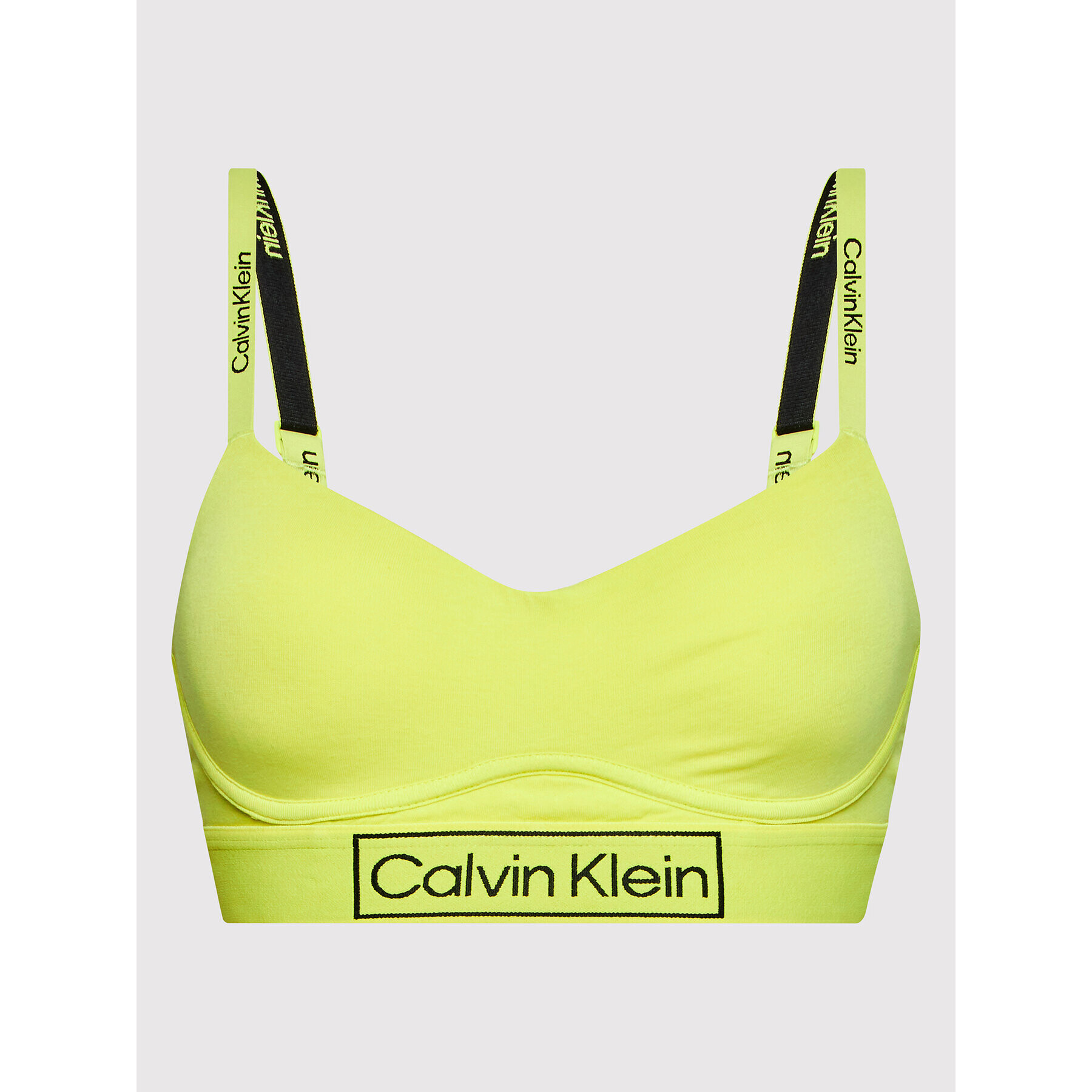 Calvin Klein Underwear Сутиен-топ 000QF6770E Зелен - Pepit.bg