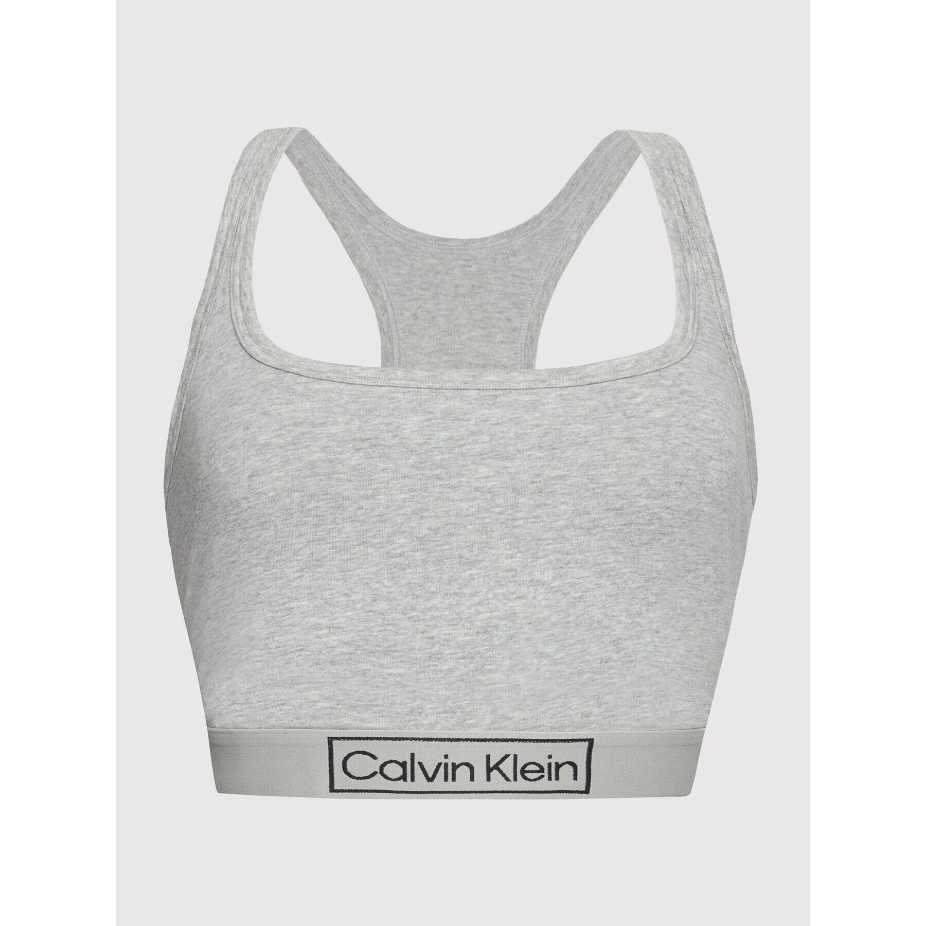 Calvin Klein Underwear Сутиен-топ 000QF6823E Сив - Pepit.bg