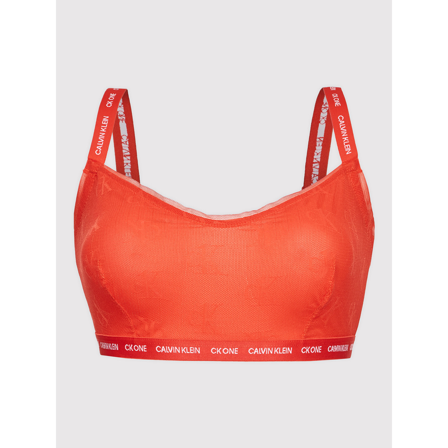 Calvin Klein Underwear Сутиен-топ 000QF6855E Червен - Pepit.bg