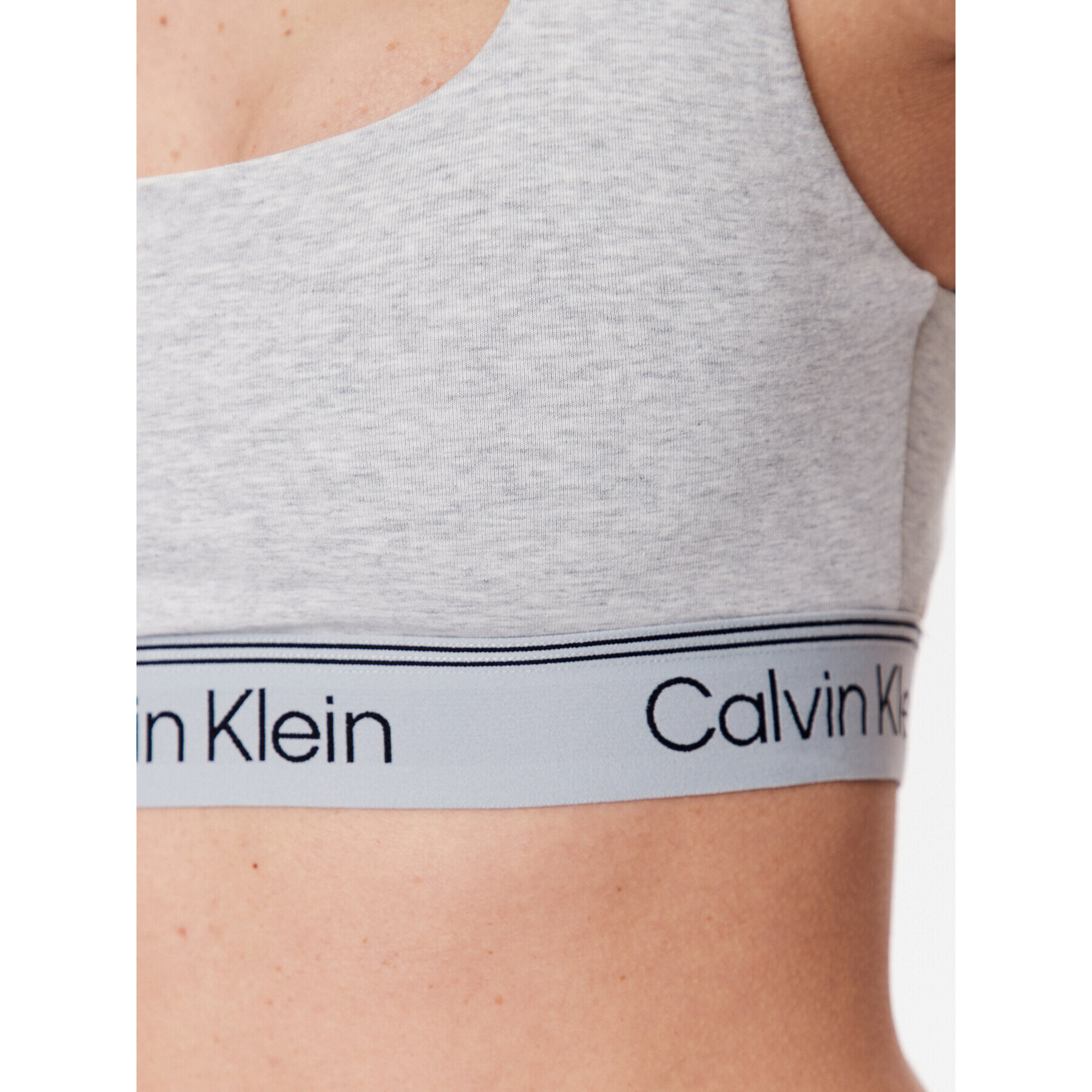 Calvin Klein Underwear Сутиен-топ 000QF7185E Сив - Pepit.bg