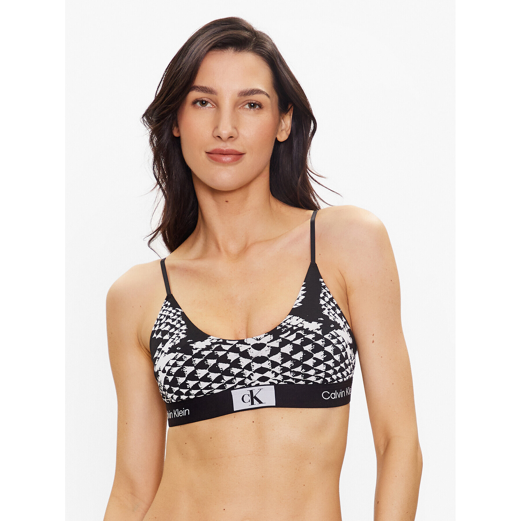 Calvin Klein Underwear Сутиен-топ 000QF7216E Черен - Pepit.bg