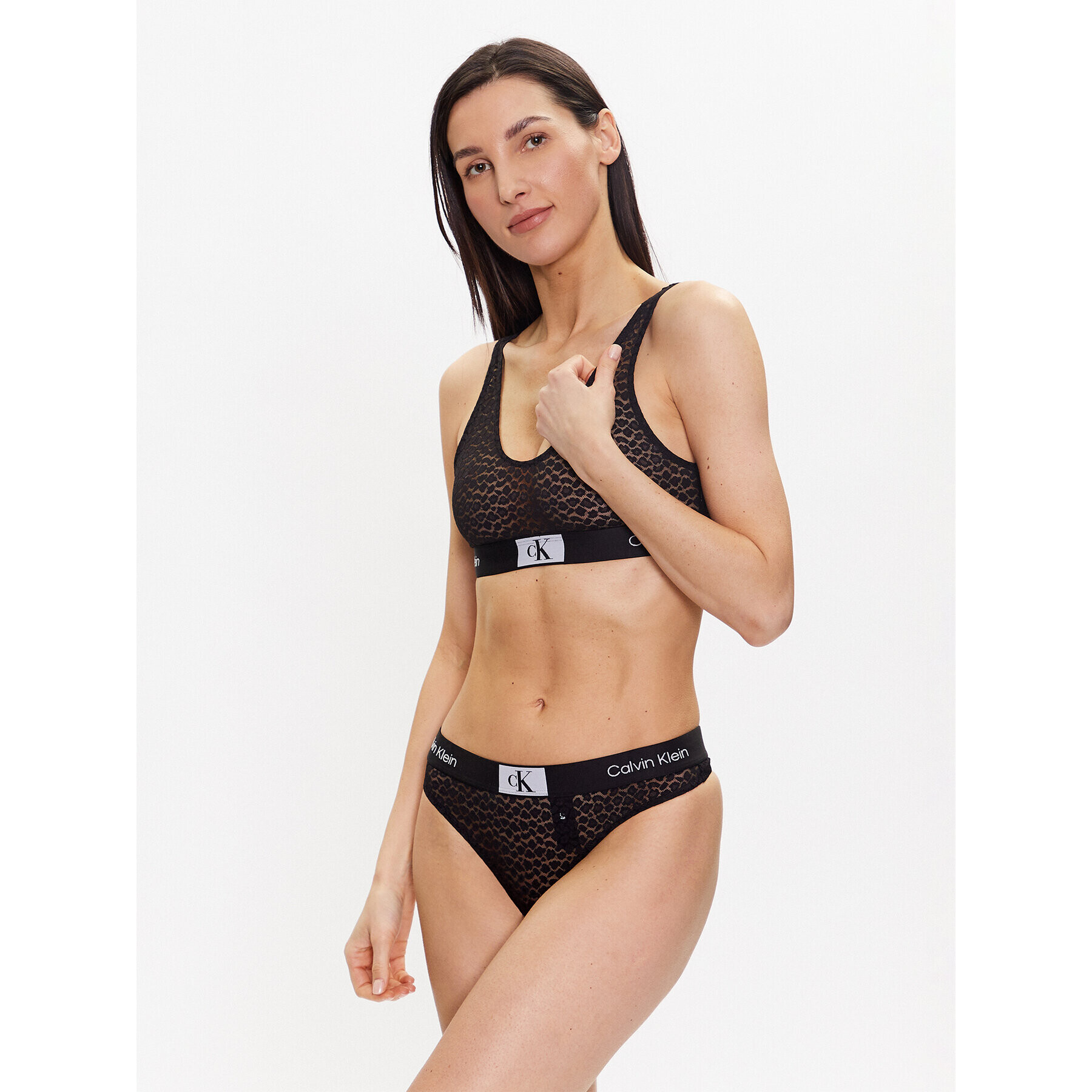 Calvin Klein Underwear Сутиен-топ 000QF7233E Черен - Pepit.bg