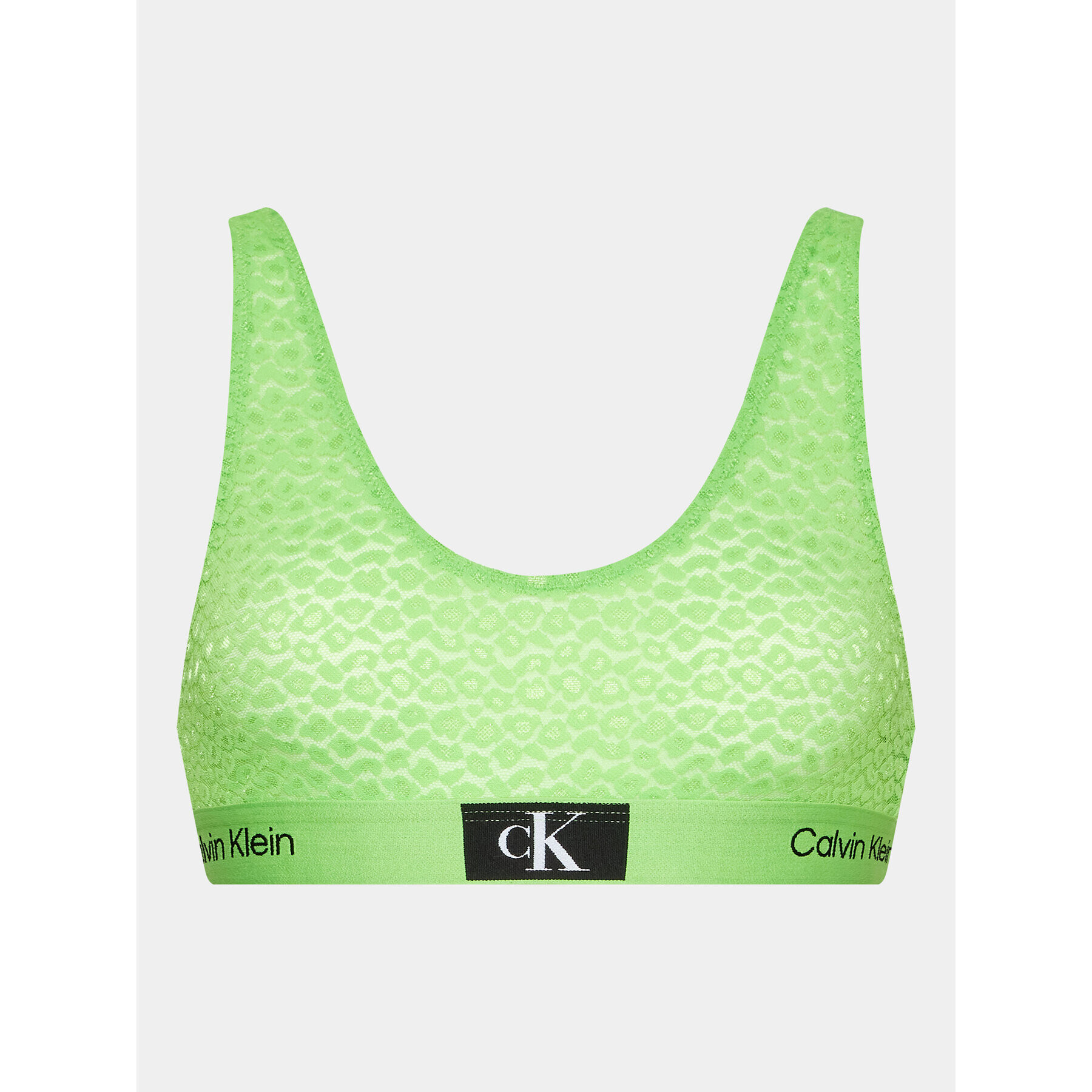 Calvin Klein Underwear Сутиен-топ 000QF7233E Зелен - Pepit.bg