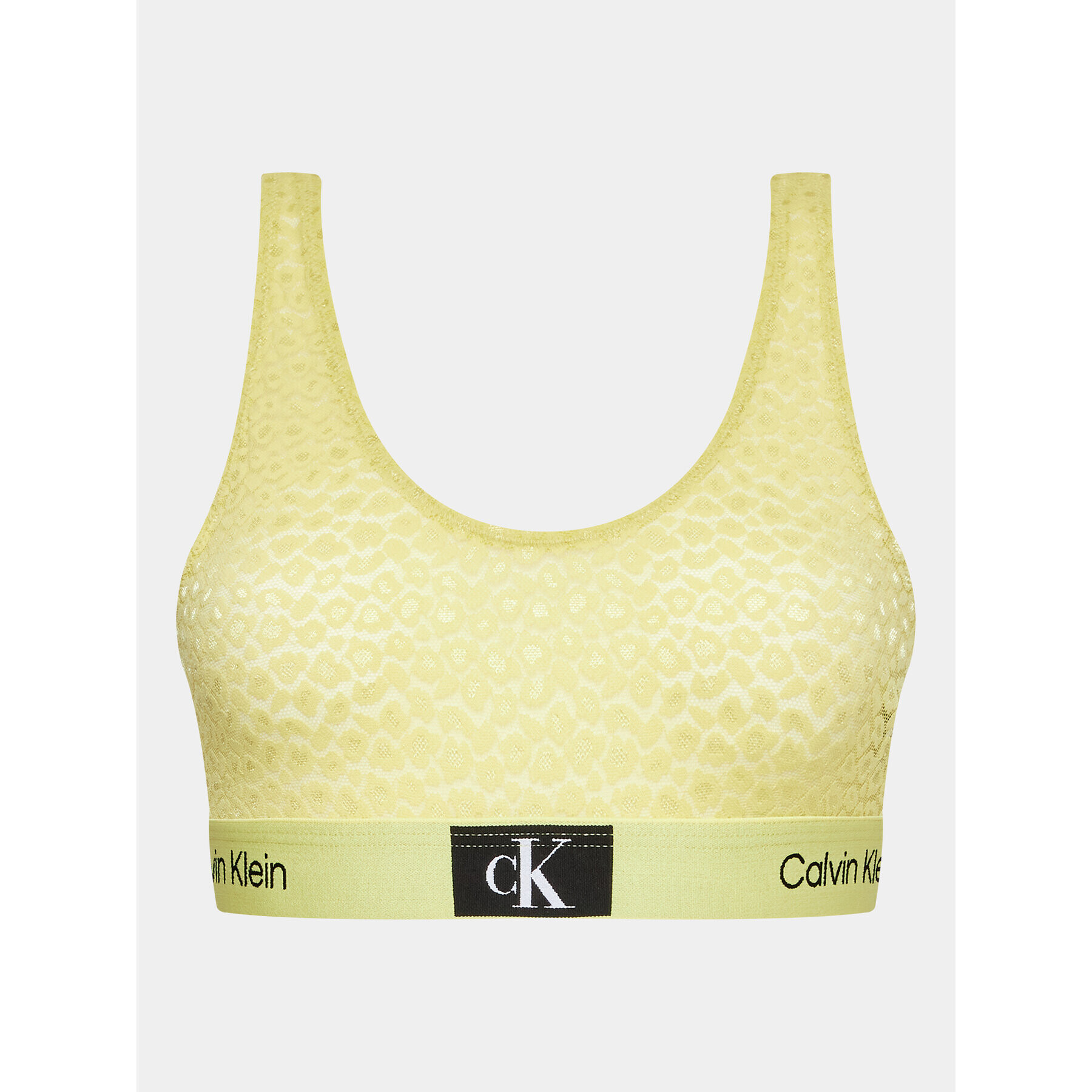 Calvin Klein Underwear Сутиен-топ 000QF7233E Жълт - Pepit.bg